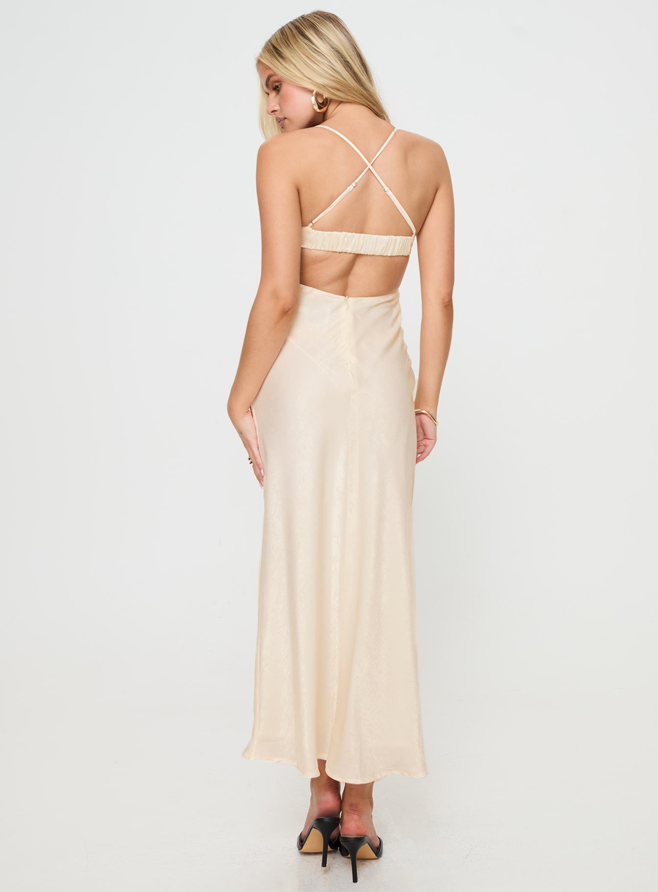 Durand Maxi Dress Cream - Image 5