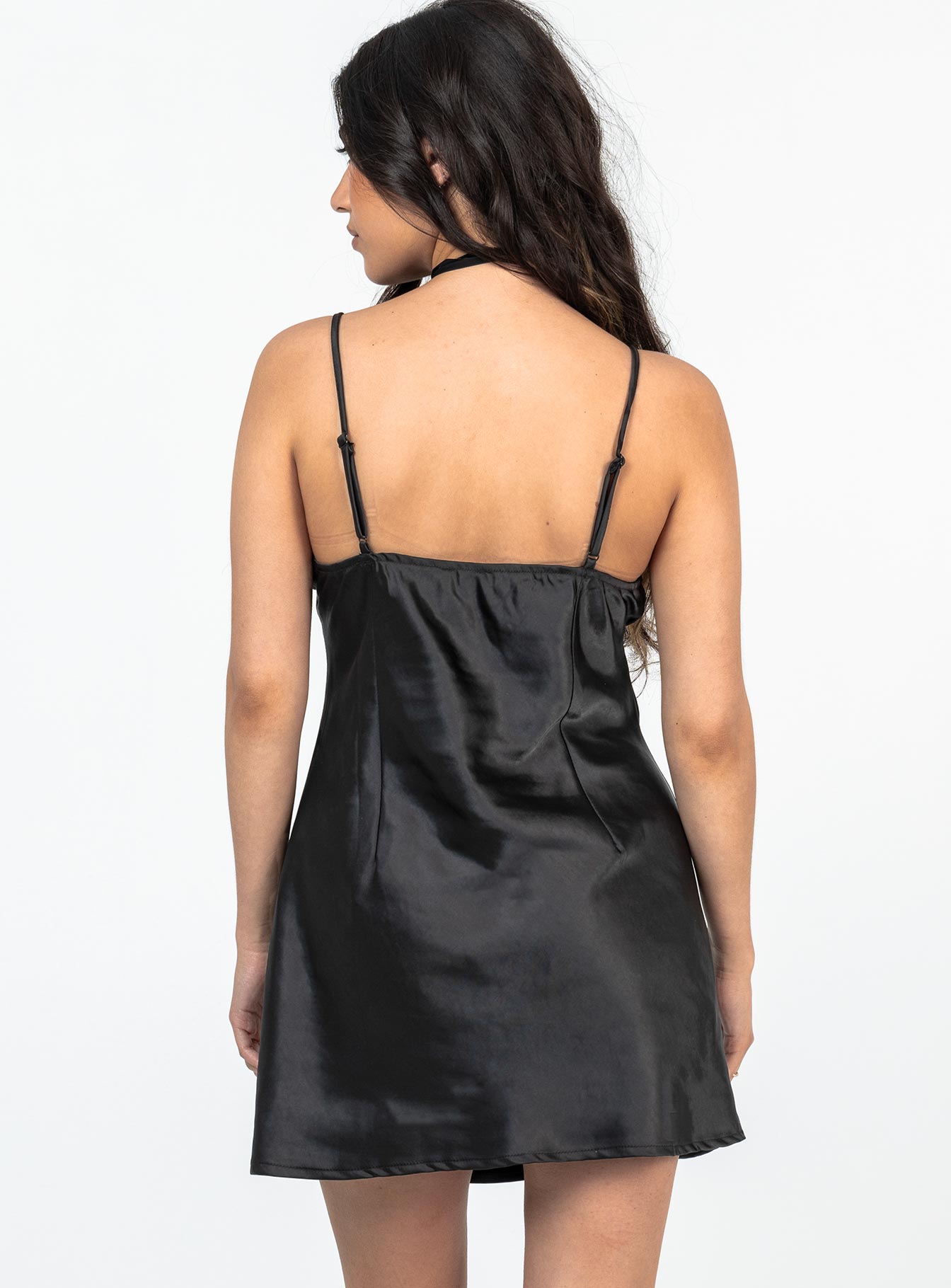 Roman Mini Dress Black Petite - Image 5