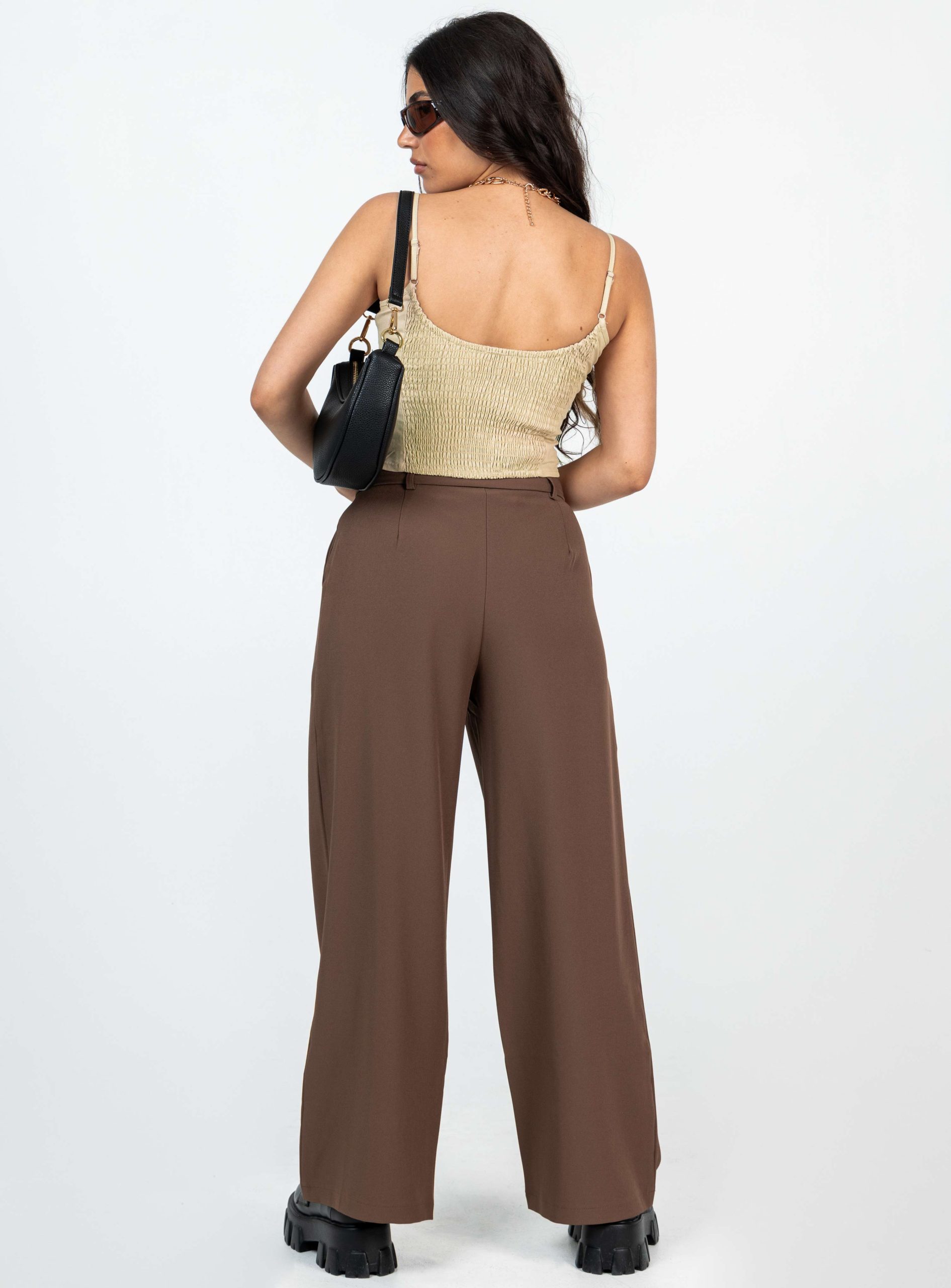 Archer Pants Brown Petite - Image 5