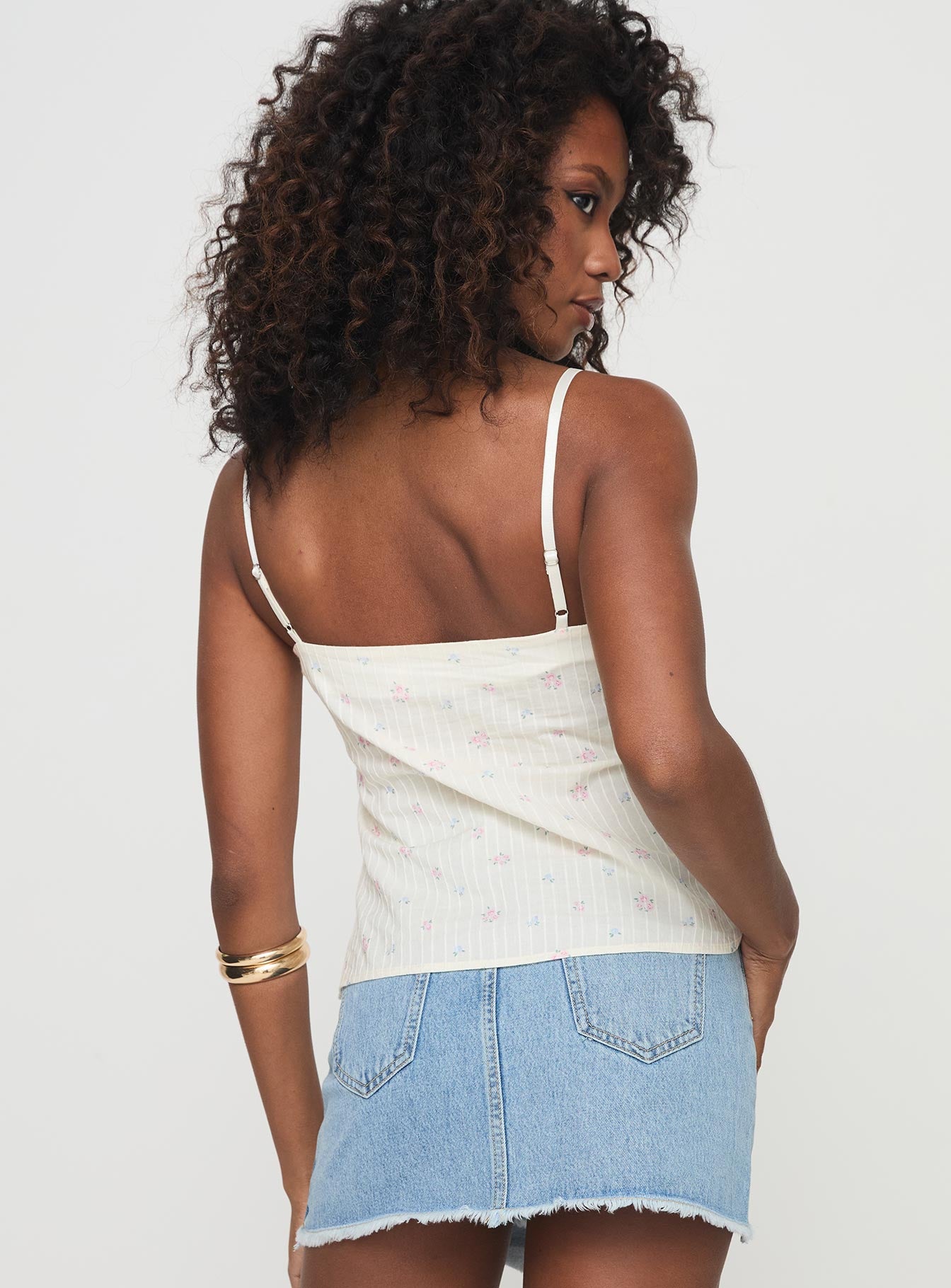 Lunya Top White Floral - Image 5