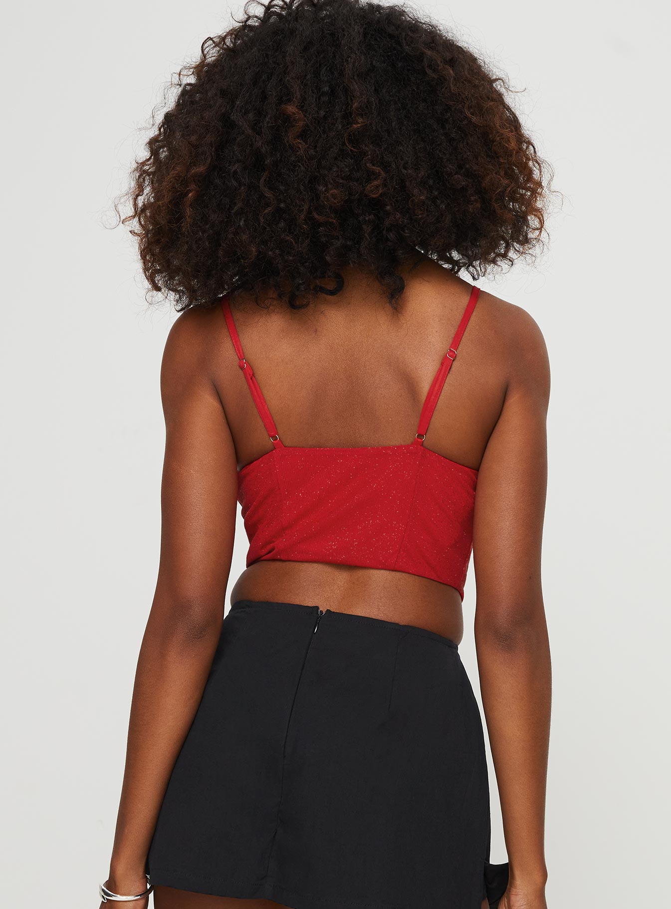 Palisade Corset Top Red Glitter - Image 5