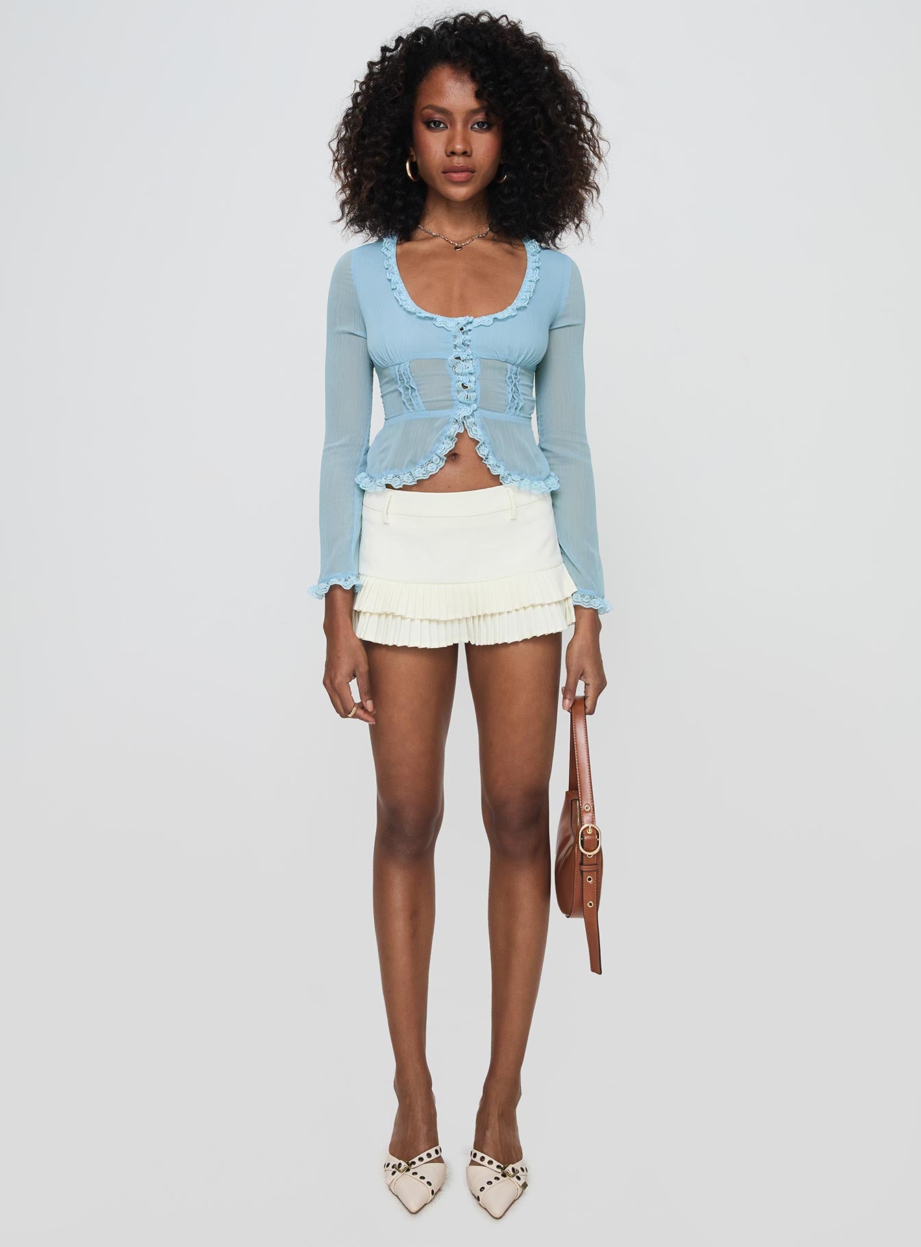 Guillet Long Sleeve Top Blue - Image 5