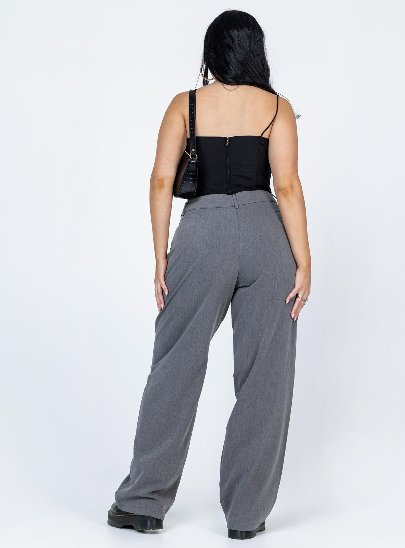 Motel Sakaria Trouser Tailoring Charcoal - Image 5