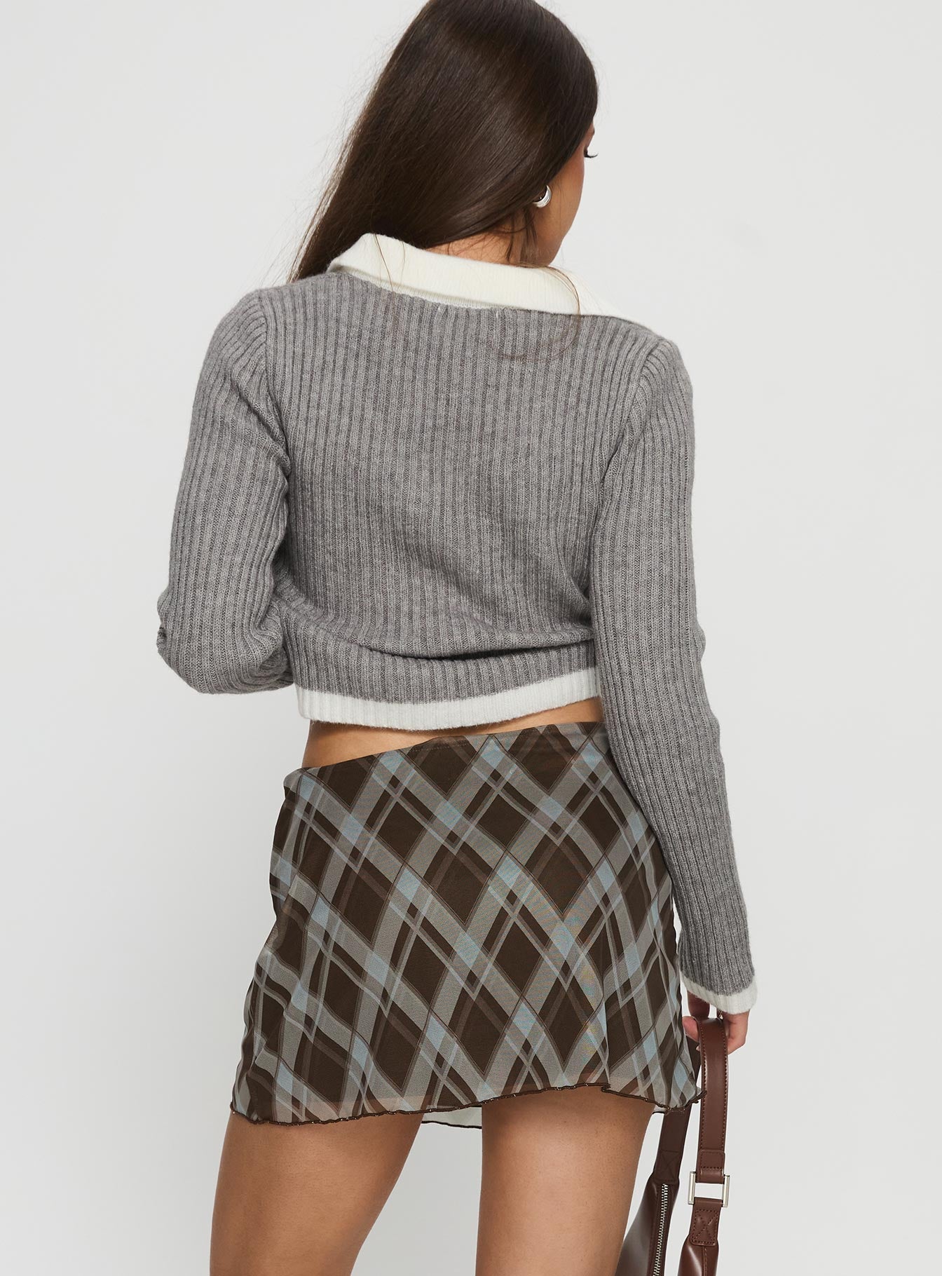 Cordilee Mini Skirt Multi Check - Image 5