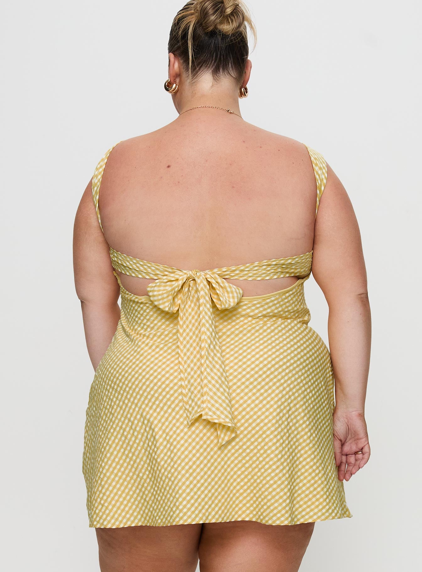 Mcbeath Mini Dress Yellow Curve - Image 5