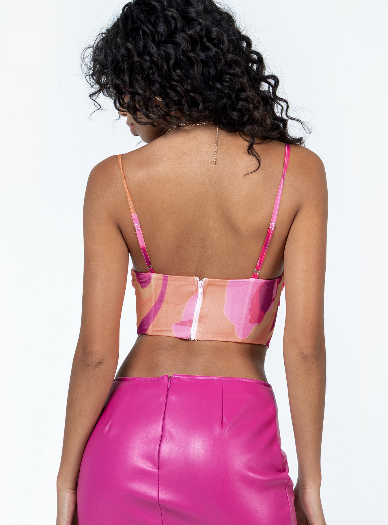 Charmie Corset Top Pink - Image 5