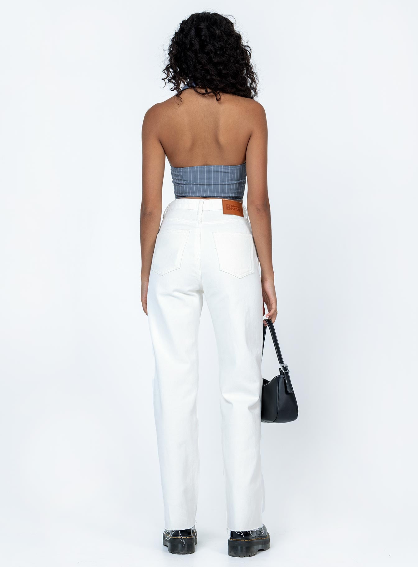 Shanelle Straight Leg Jean White - Image 5