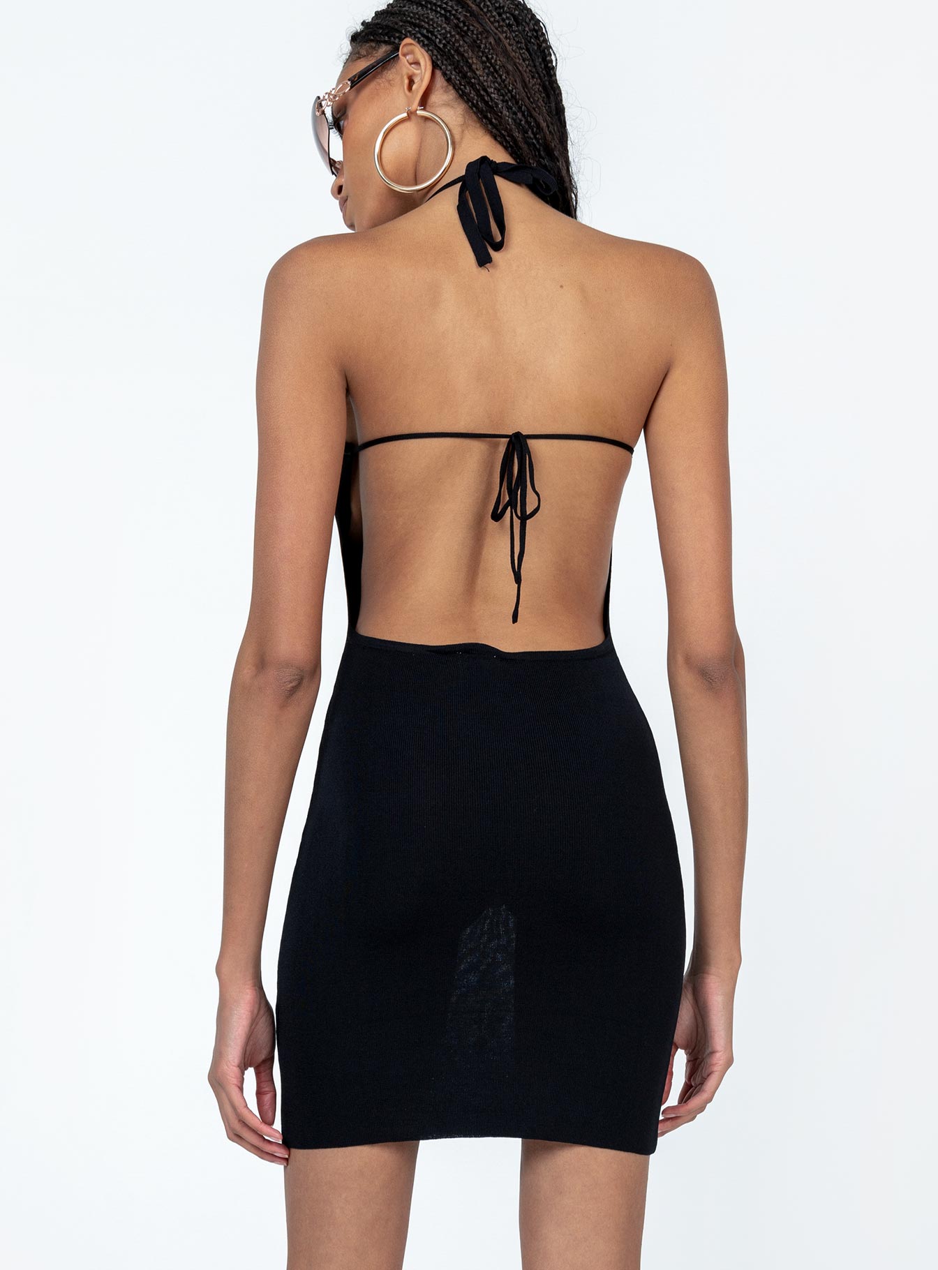 Lucas Mini Dress Black - Image 5