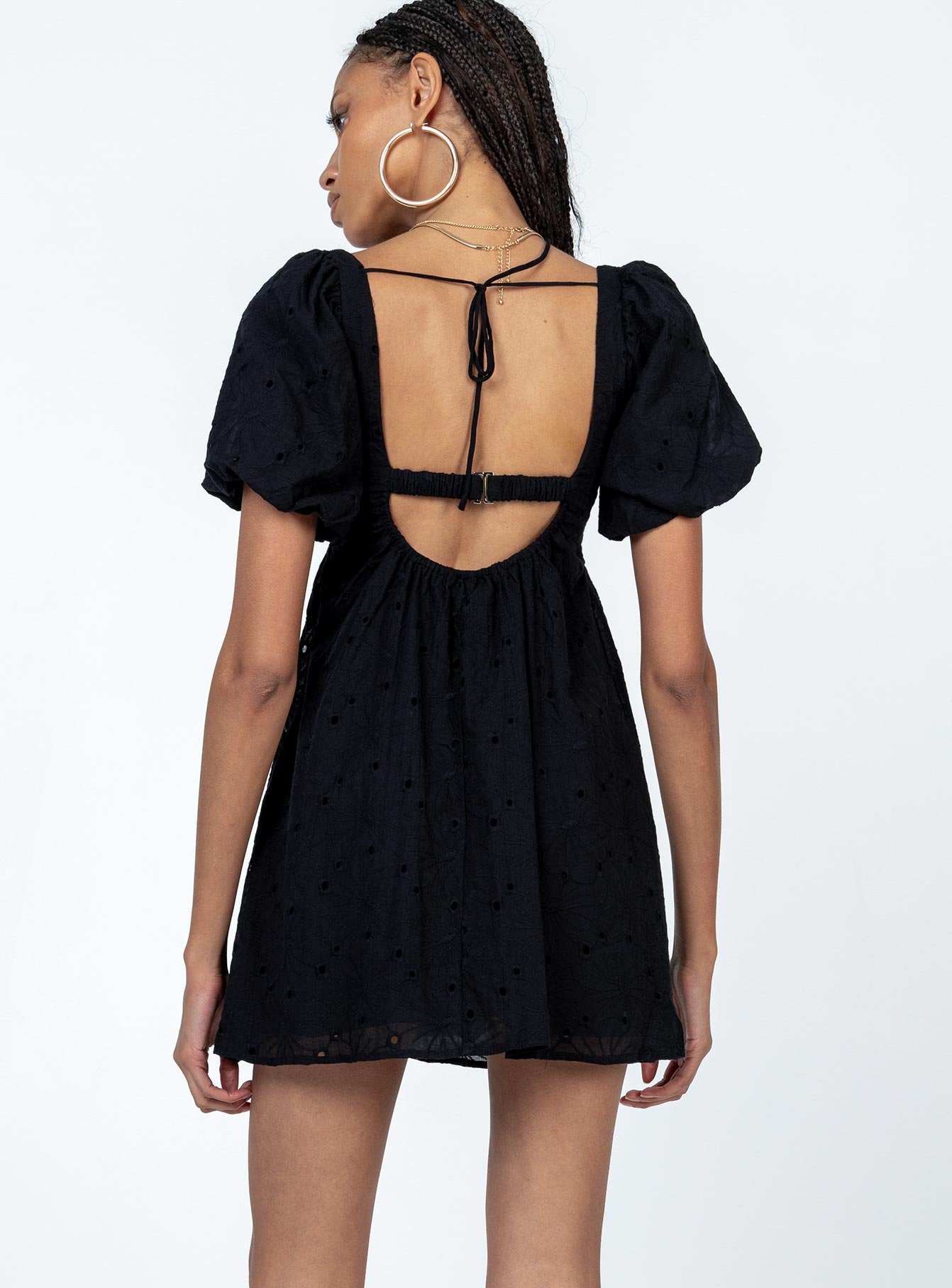 Cami Mini Dress Black - Image 4