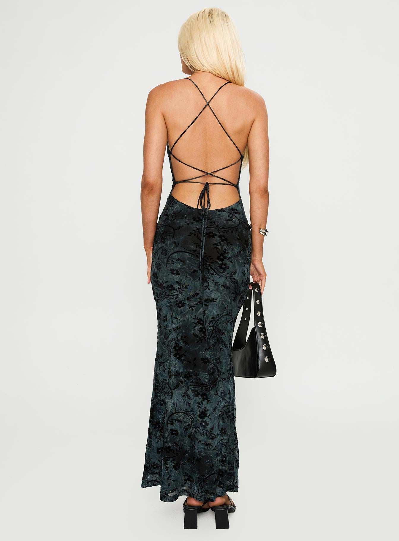 Giorgiana Maxi Dress Black - Image 5