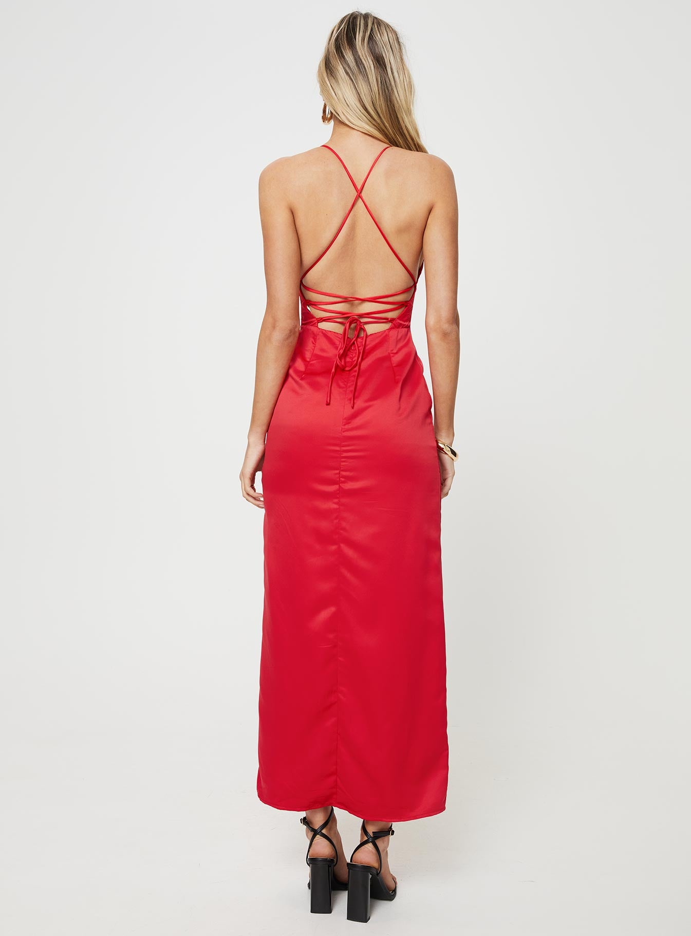 Chambers Maxi Dress Red - Image 5