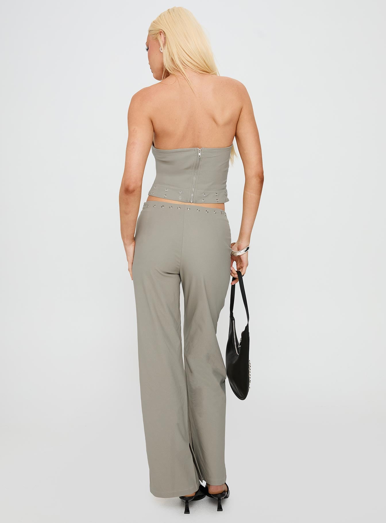 Passionette Strapless Top Olive - Image 5