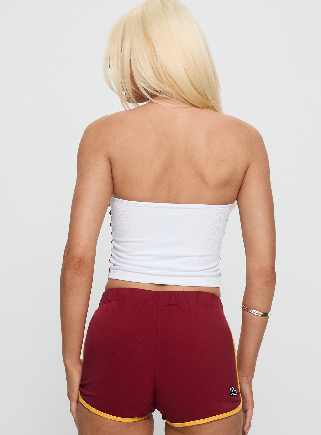 USC Jersey Tube Top White - Image 5