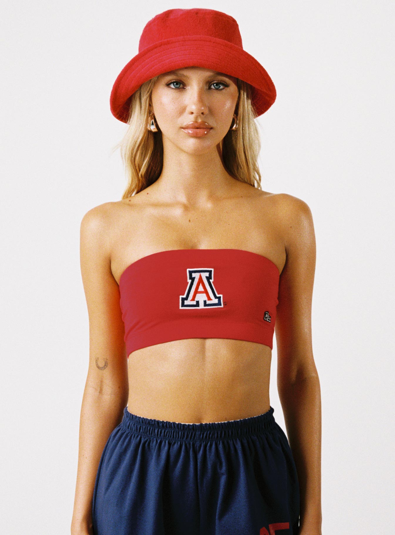 U of A Bandeau Top Red - Image 4