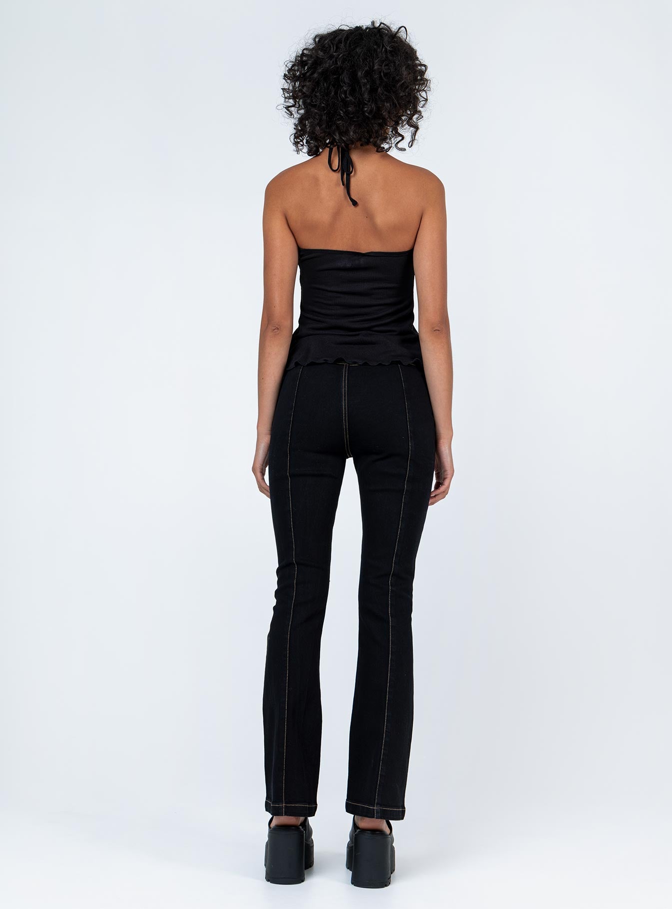 Zia Flare Pants Black - Image 5