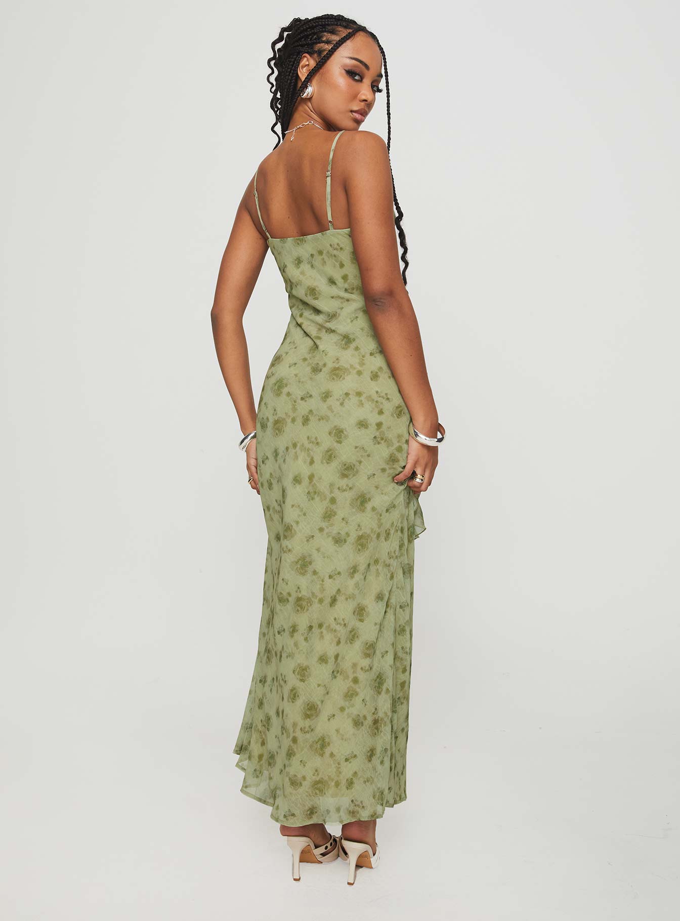 Teffoli Maxi Dress Green - Image 5