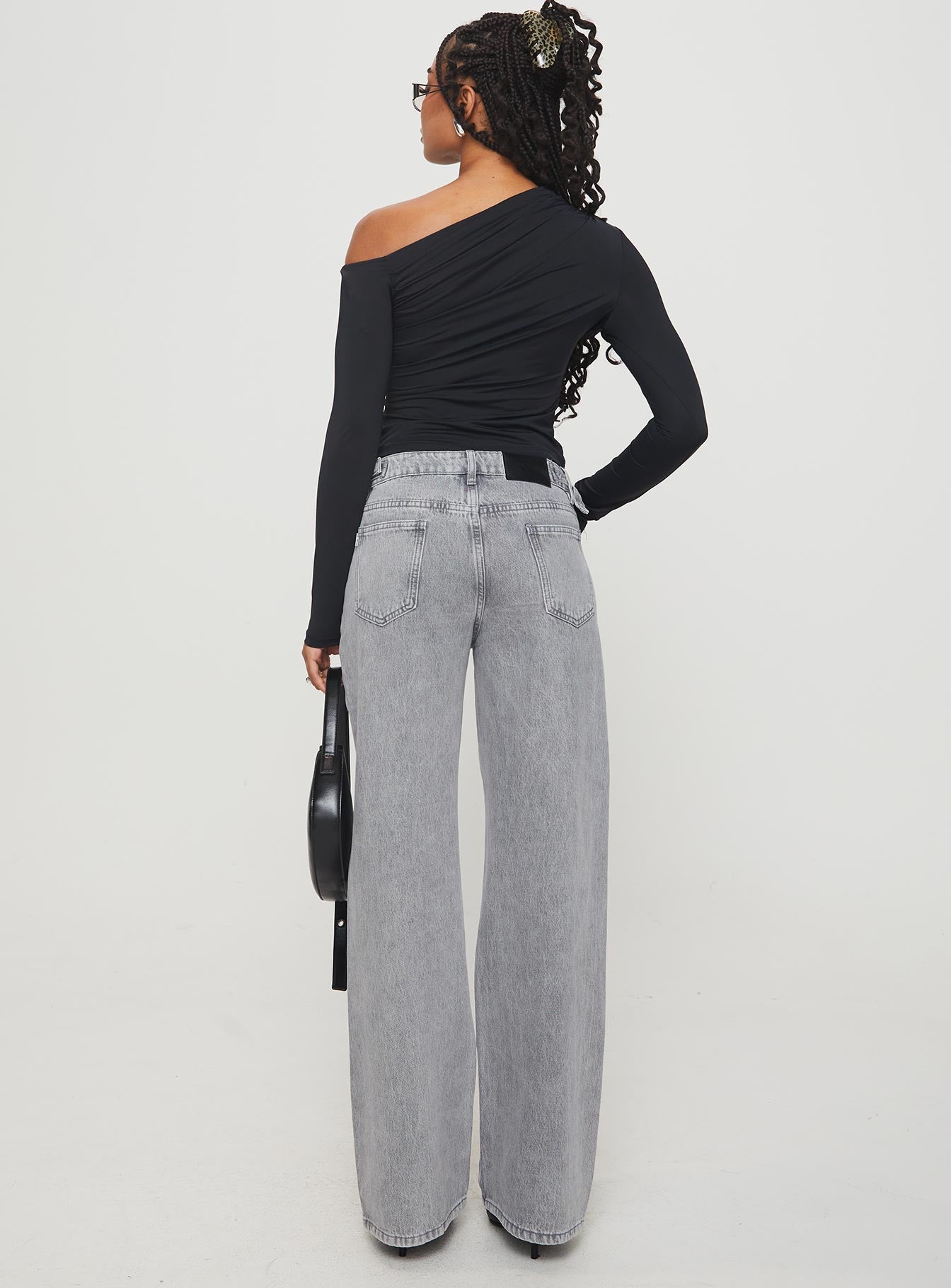 Scheana Low Rise Jeans Steel Grey - Image 5