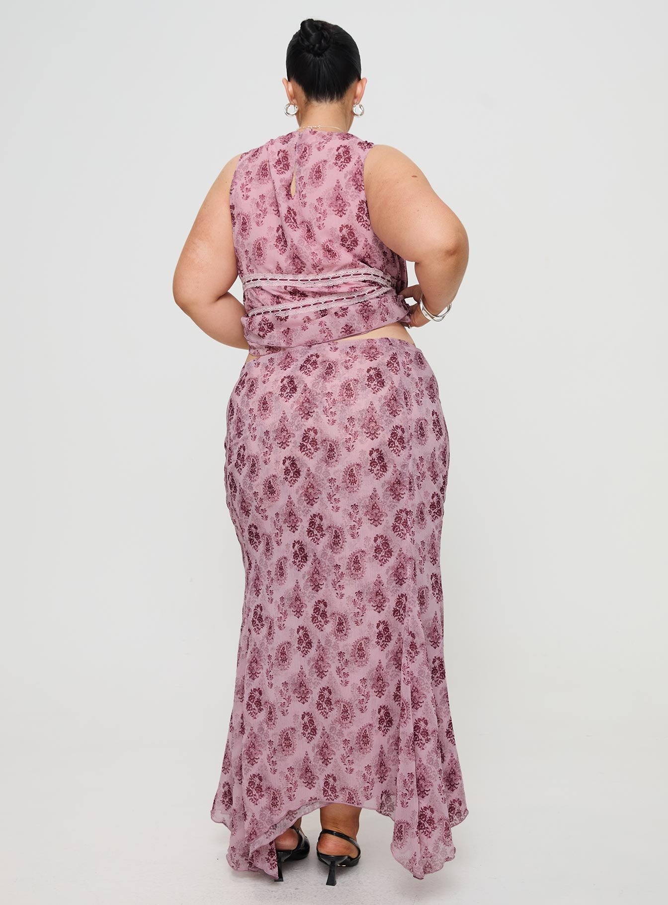 Nikolise Maxi Skirt Purple Curve - Image 5