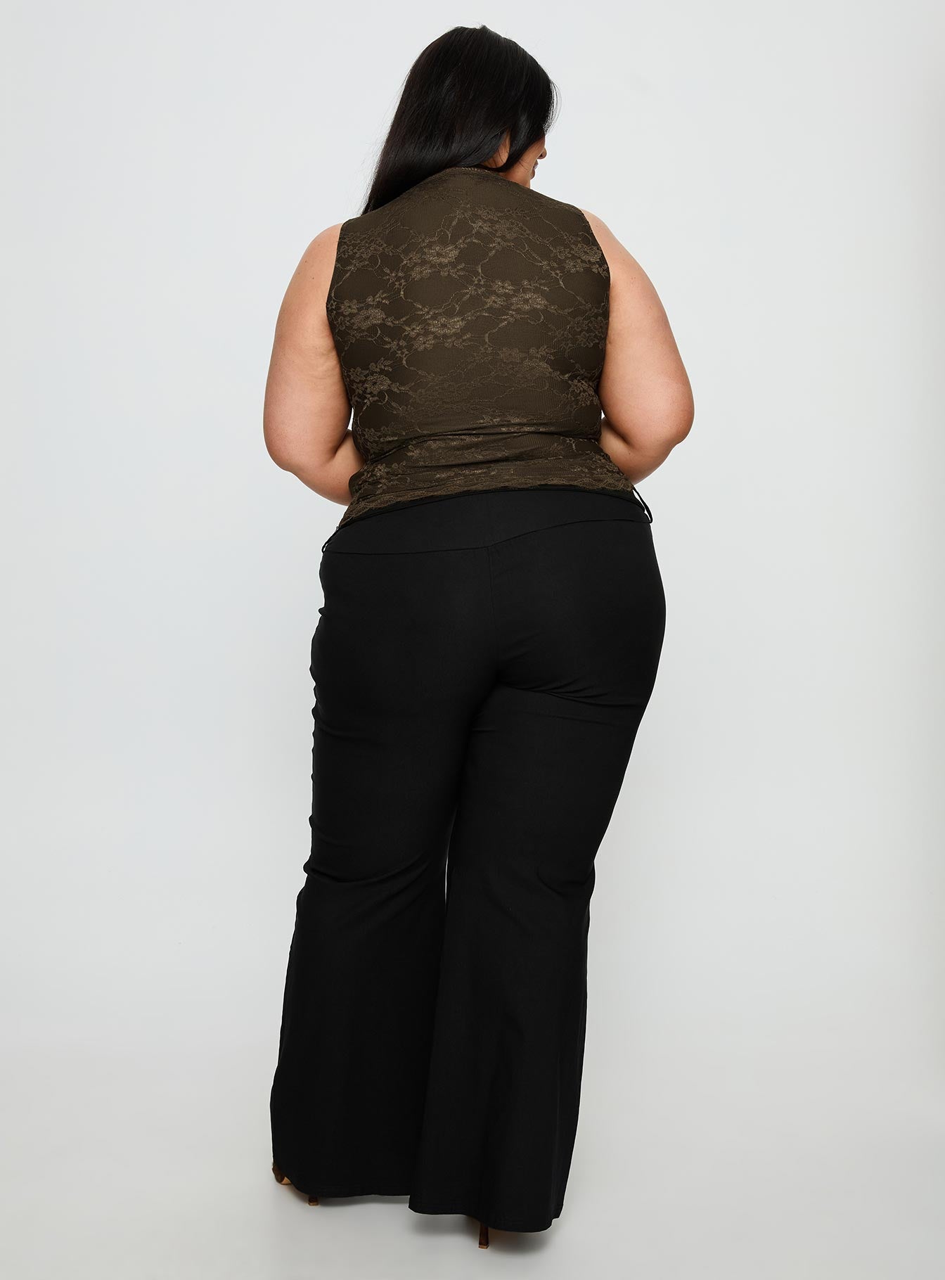 Twinflame Low Rise Hardware Pants Black Curve - Image 5