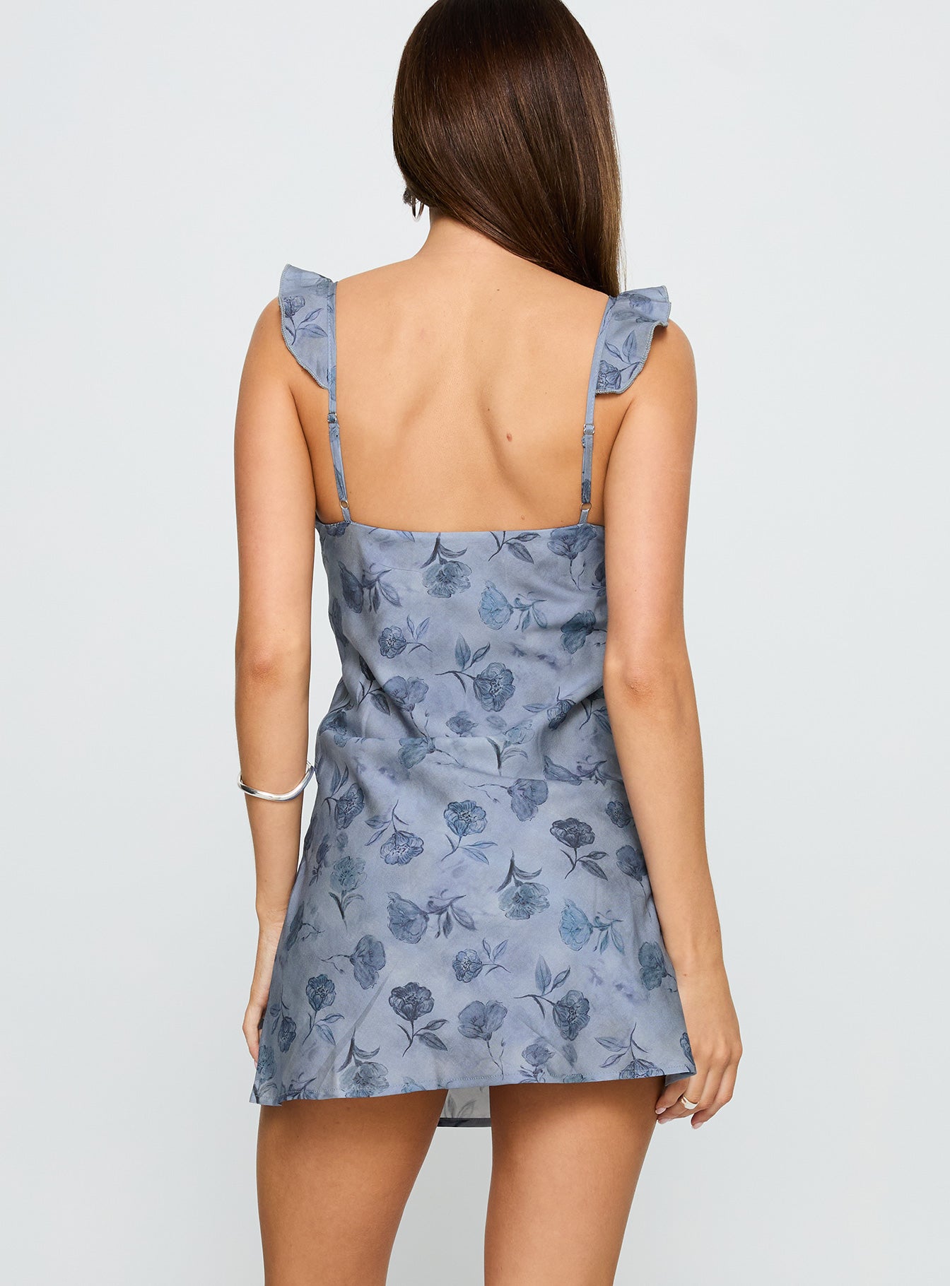Age Of Innocence Mini Dress Blue Multi - Image 4