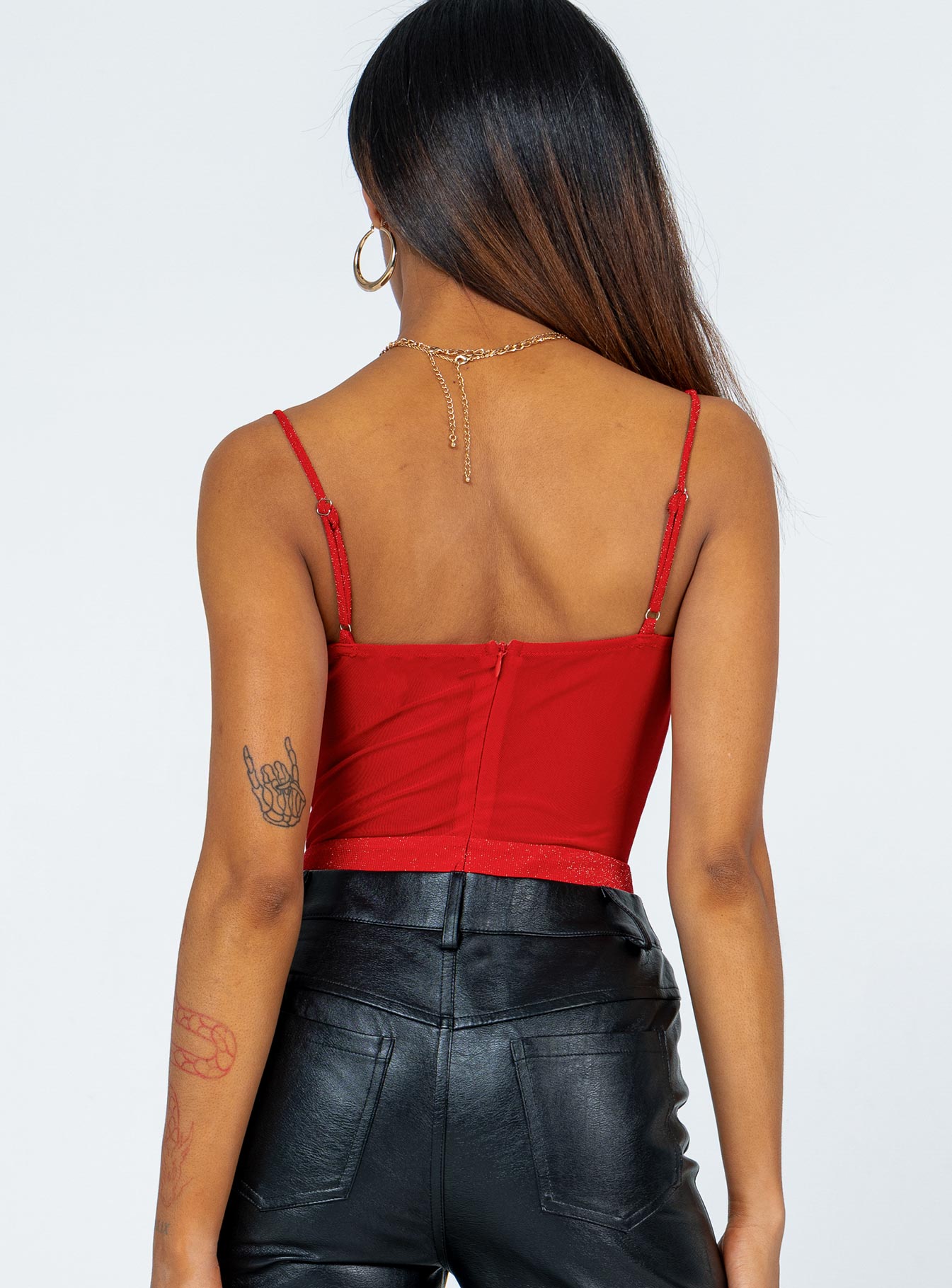Triston Bodysuit Red - Image 4