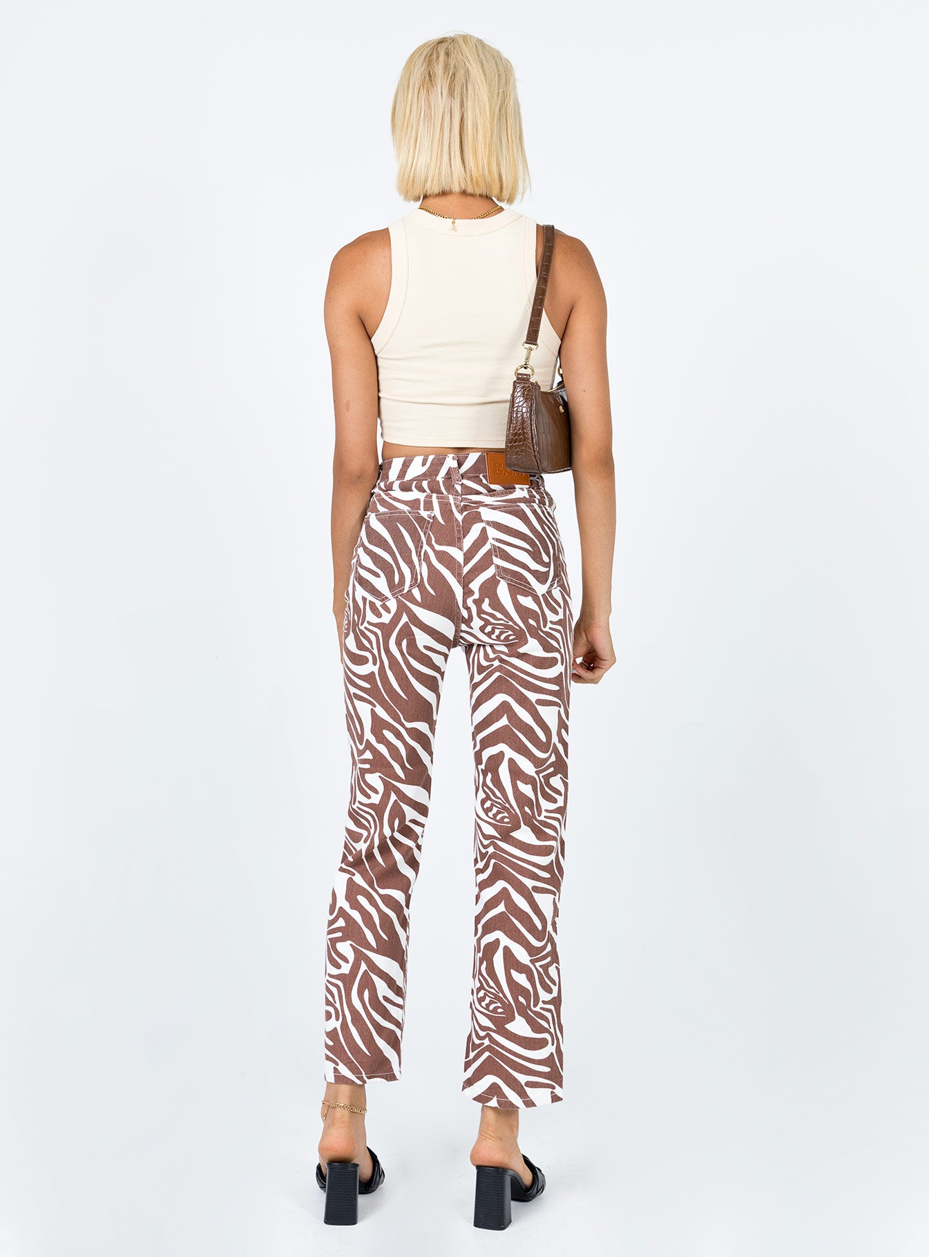 Wyoming Straight Leg Denim Jeans Zebra - Image 5