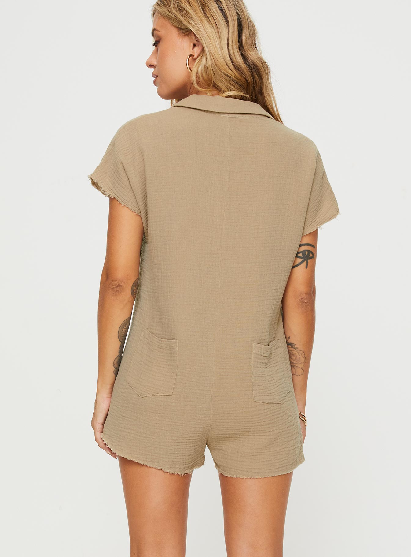 Salt Lake Romper Beige - Image 5