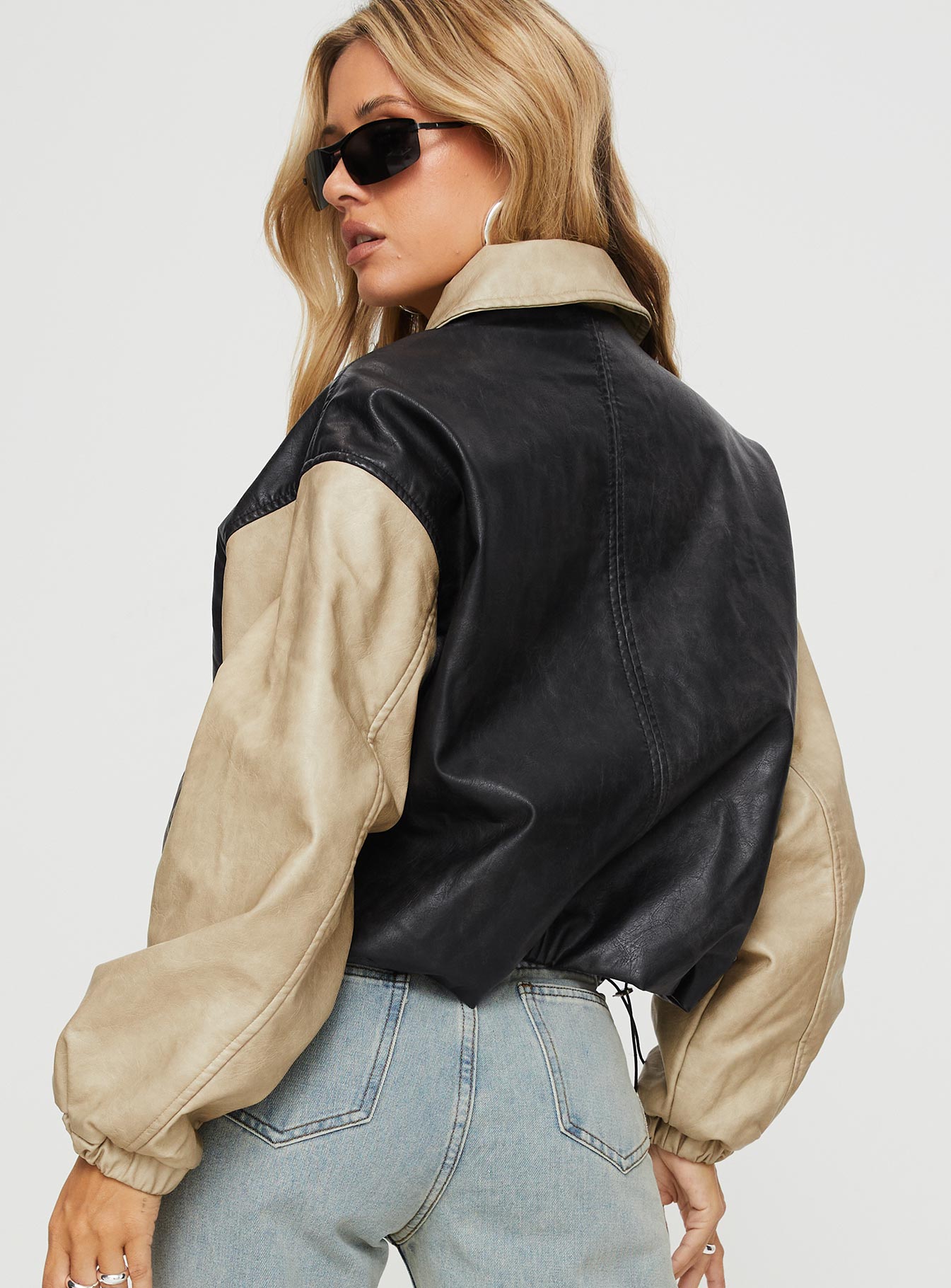 Nirvana Bomber Jacket Camel - Image 5