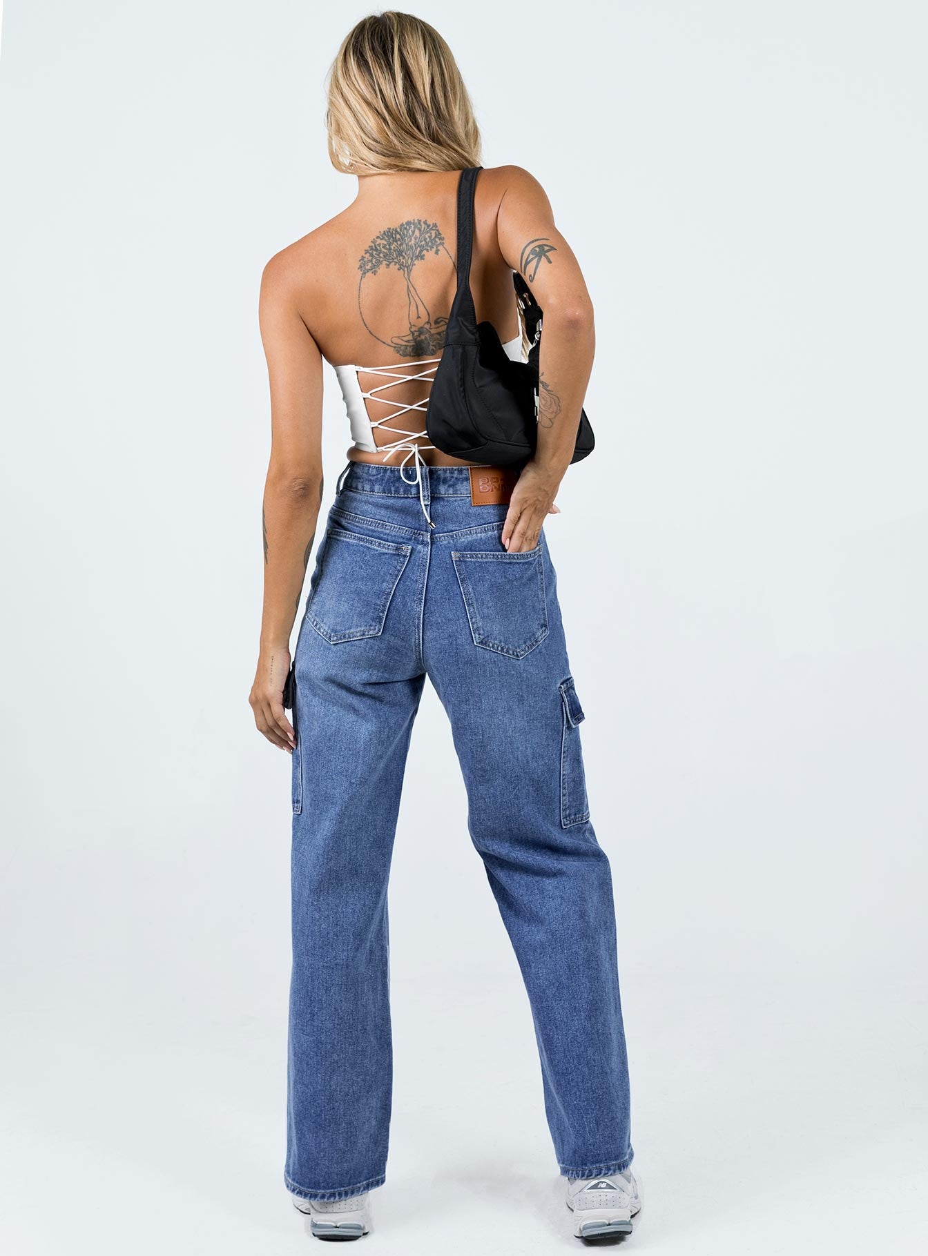 Pimaga Denim Cargo Jeans - Image 4