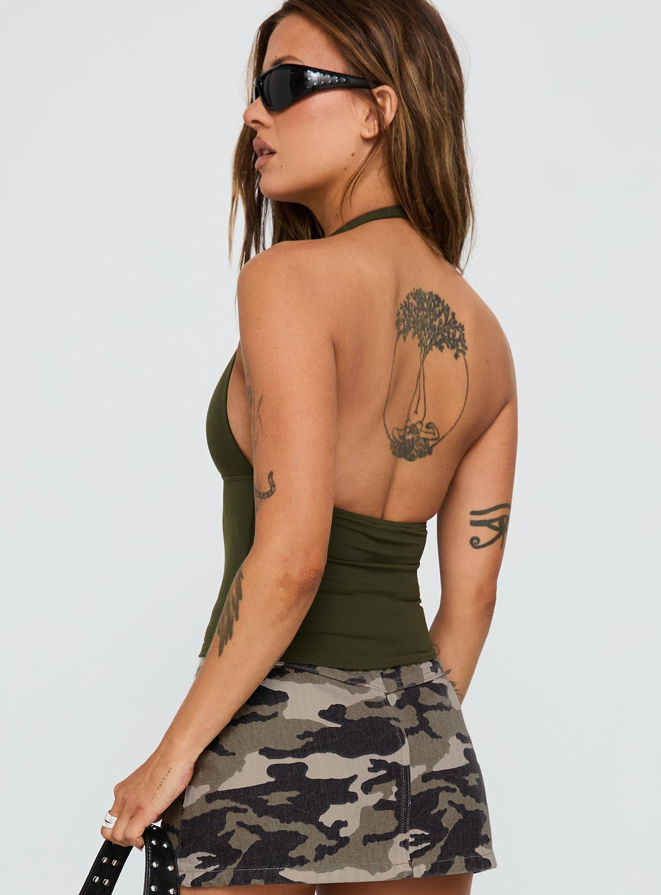 Impress Me Halter Top Green - Image 5