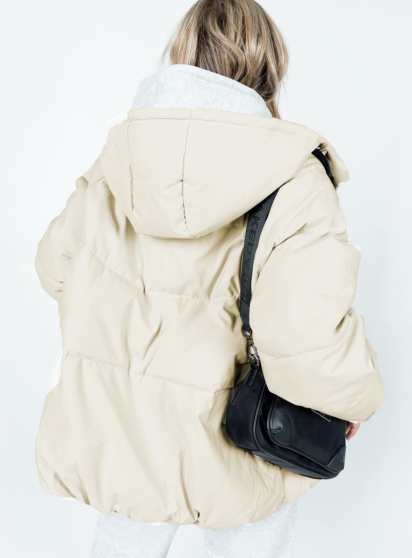 Samira Puffer Jacket Off White - Image 5