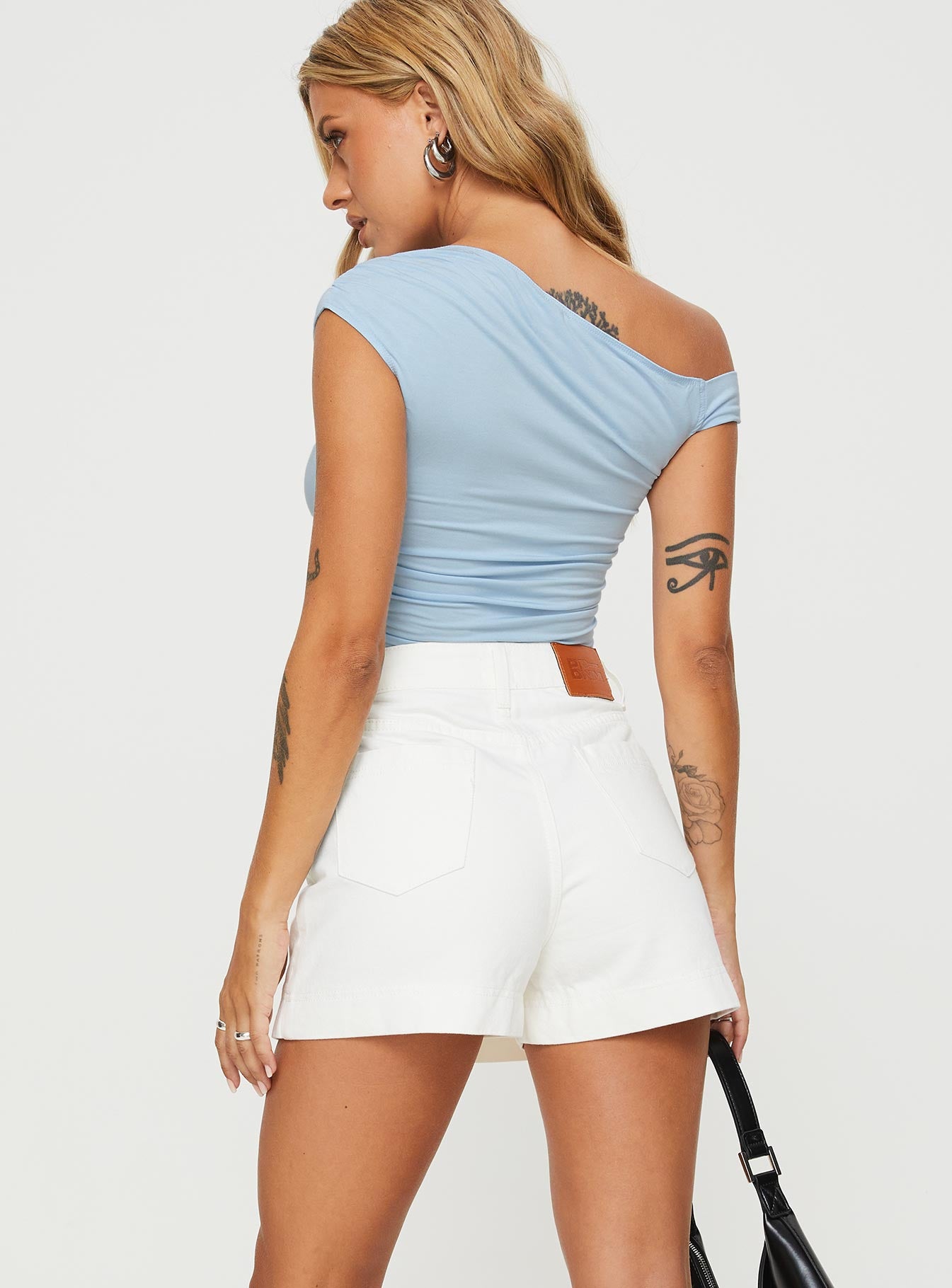 Heuston Denim Skort White Denim - Image 5