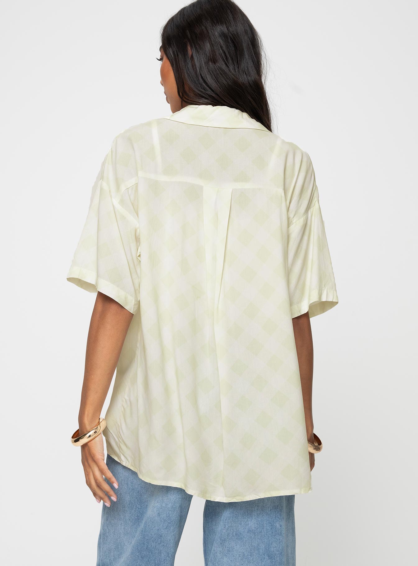 Caraliia Shirt Green Check - Image 5