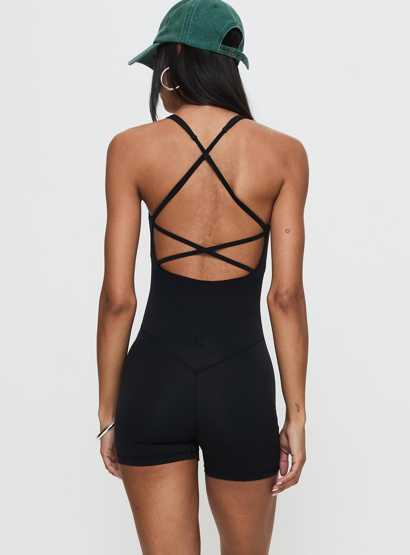 Run The Play Active Romper Black - Image 5
