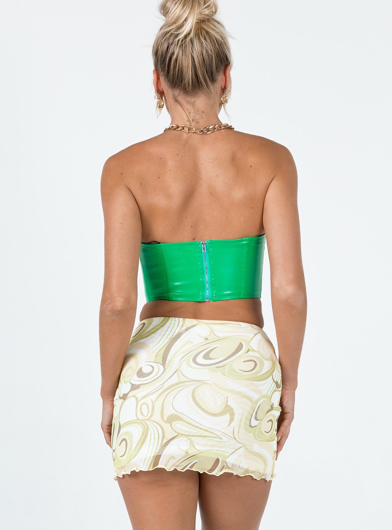 Ringo Mini Skirt Yellow - Image 4