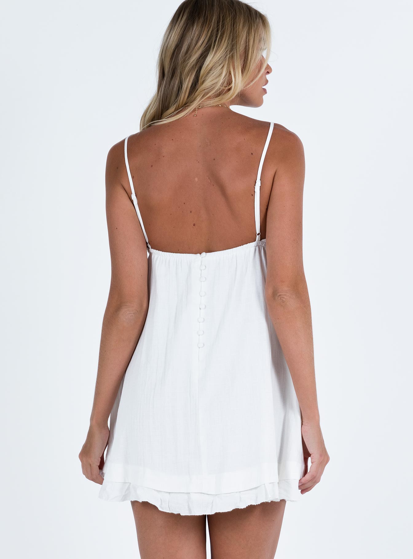 Empress of Love Mini Dress White Tall - Image 5