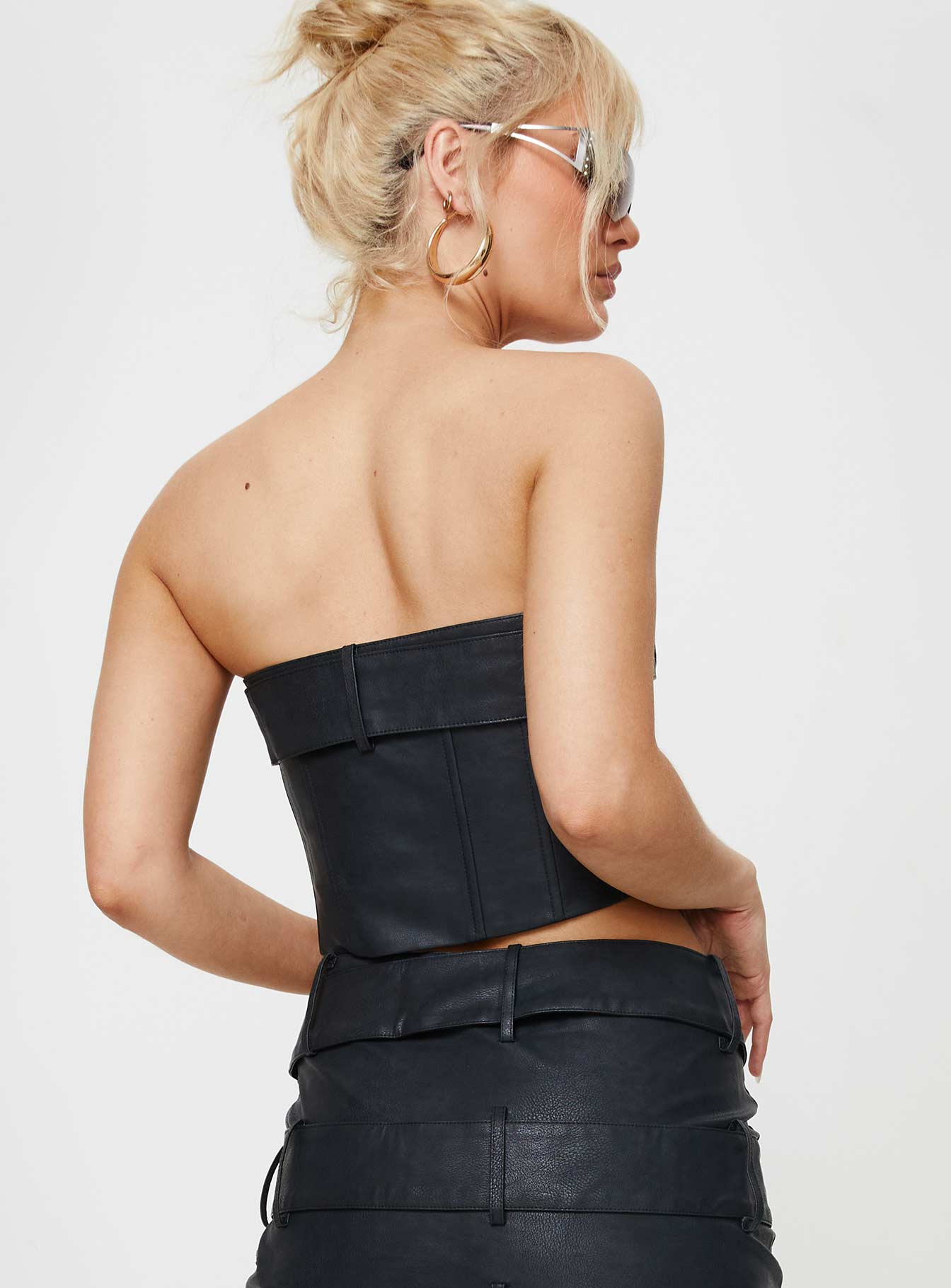 JGR & STN Brooklyn Corset Top Black - Image 7