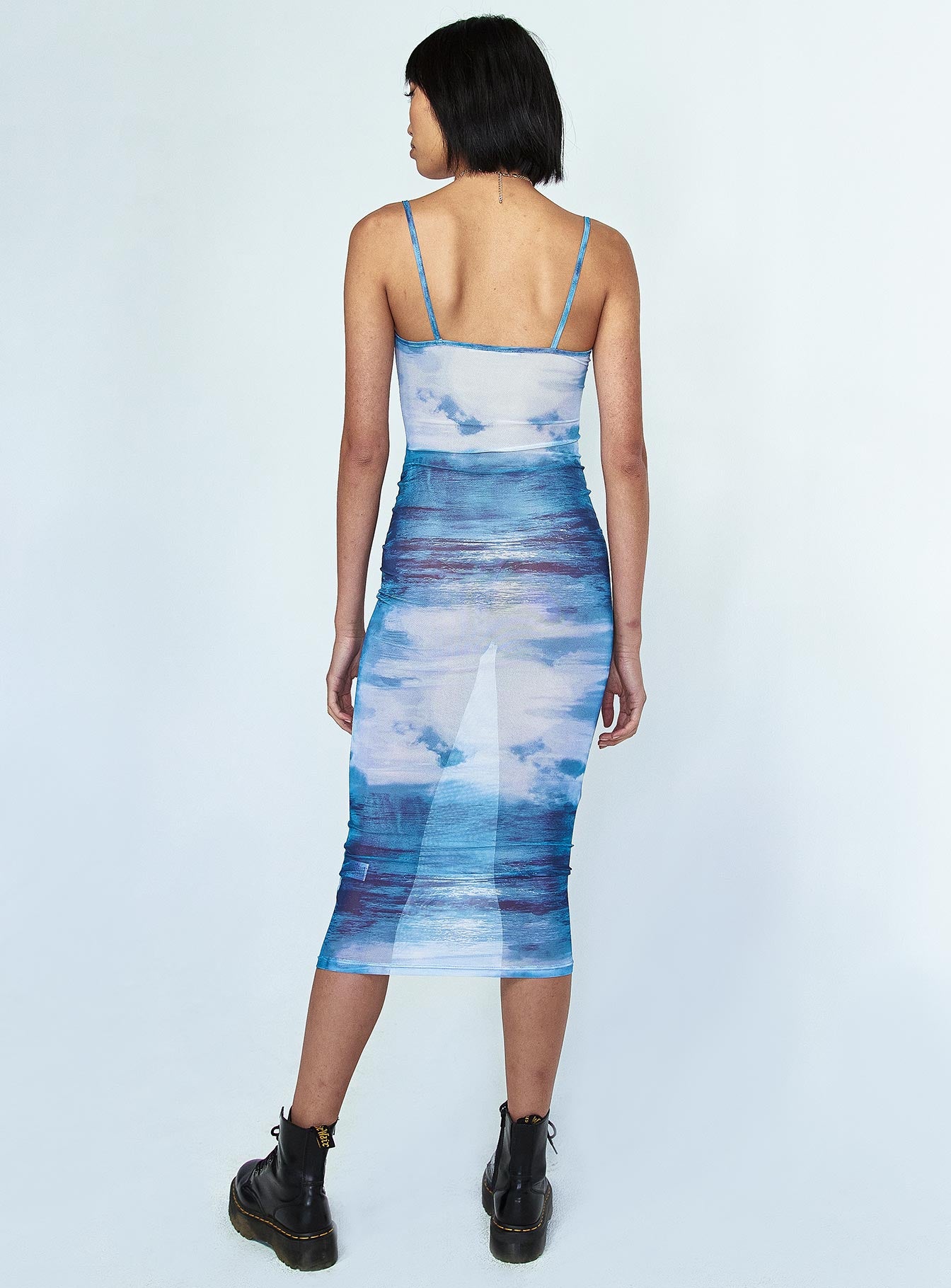 Charmed Midi Dress Blue Moonlight - Image 7