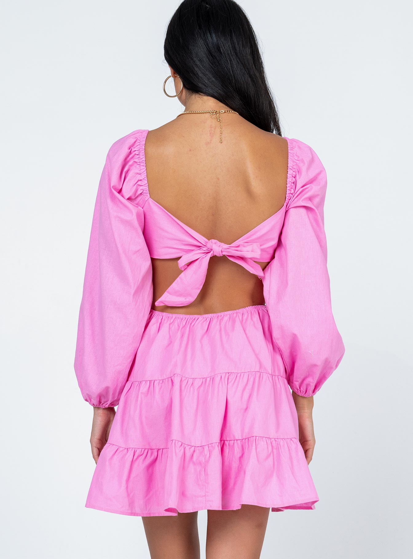 Landen Mini Dress Pink - Image 4