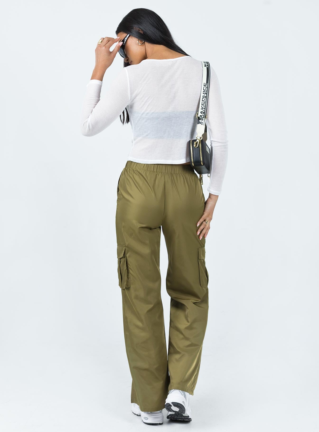 Cademan Cargo Pants Khaki - Image 5