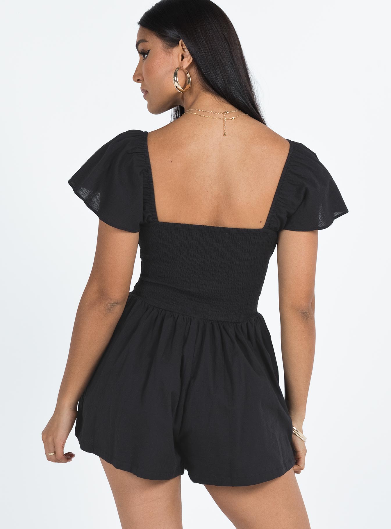Front Row Romper Black - Image 5