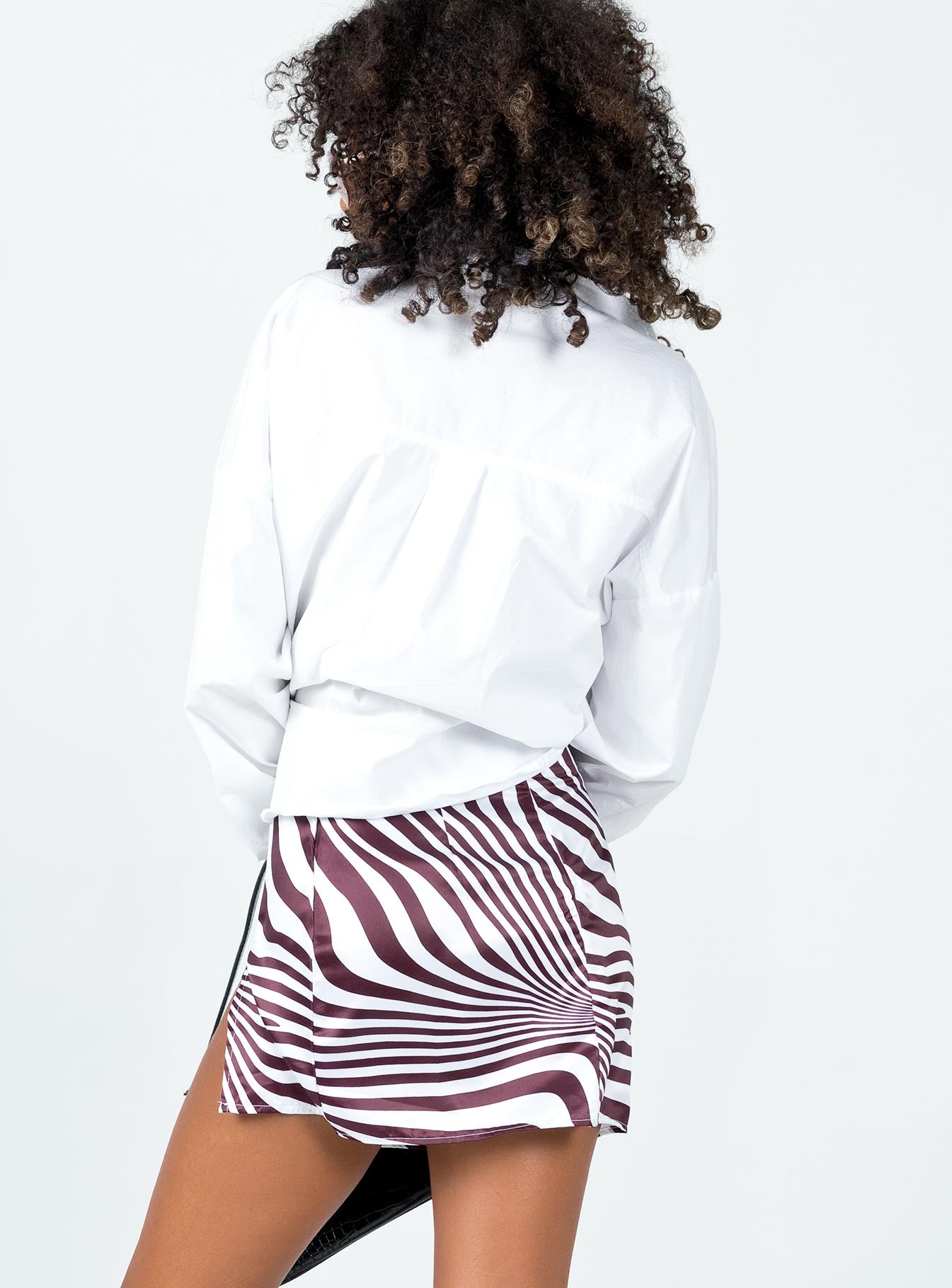 Dillion Mini Skirt Zebra - Image 5