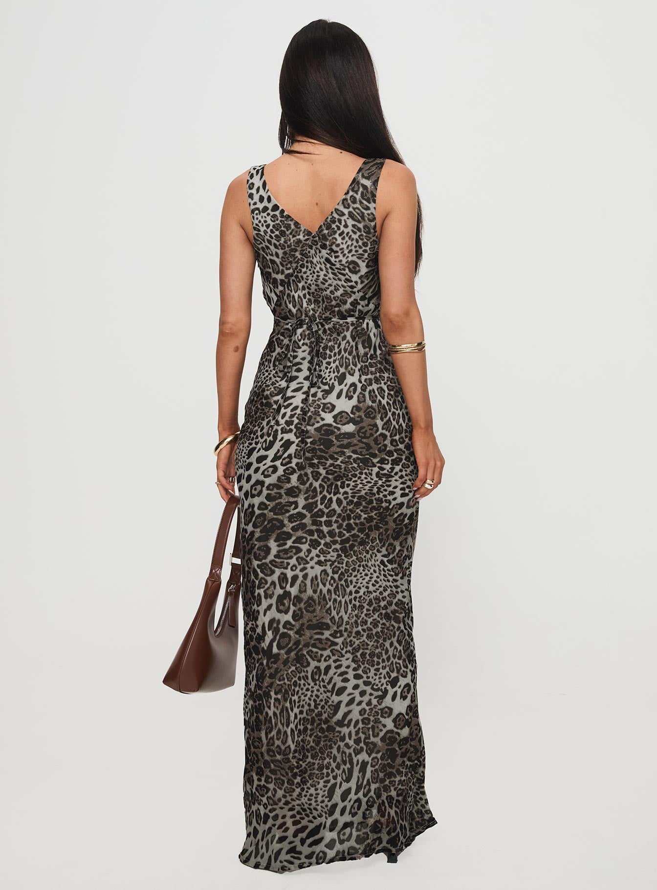 Nellie Maxi Dress Leopard - Image 5