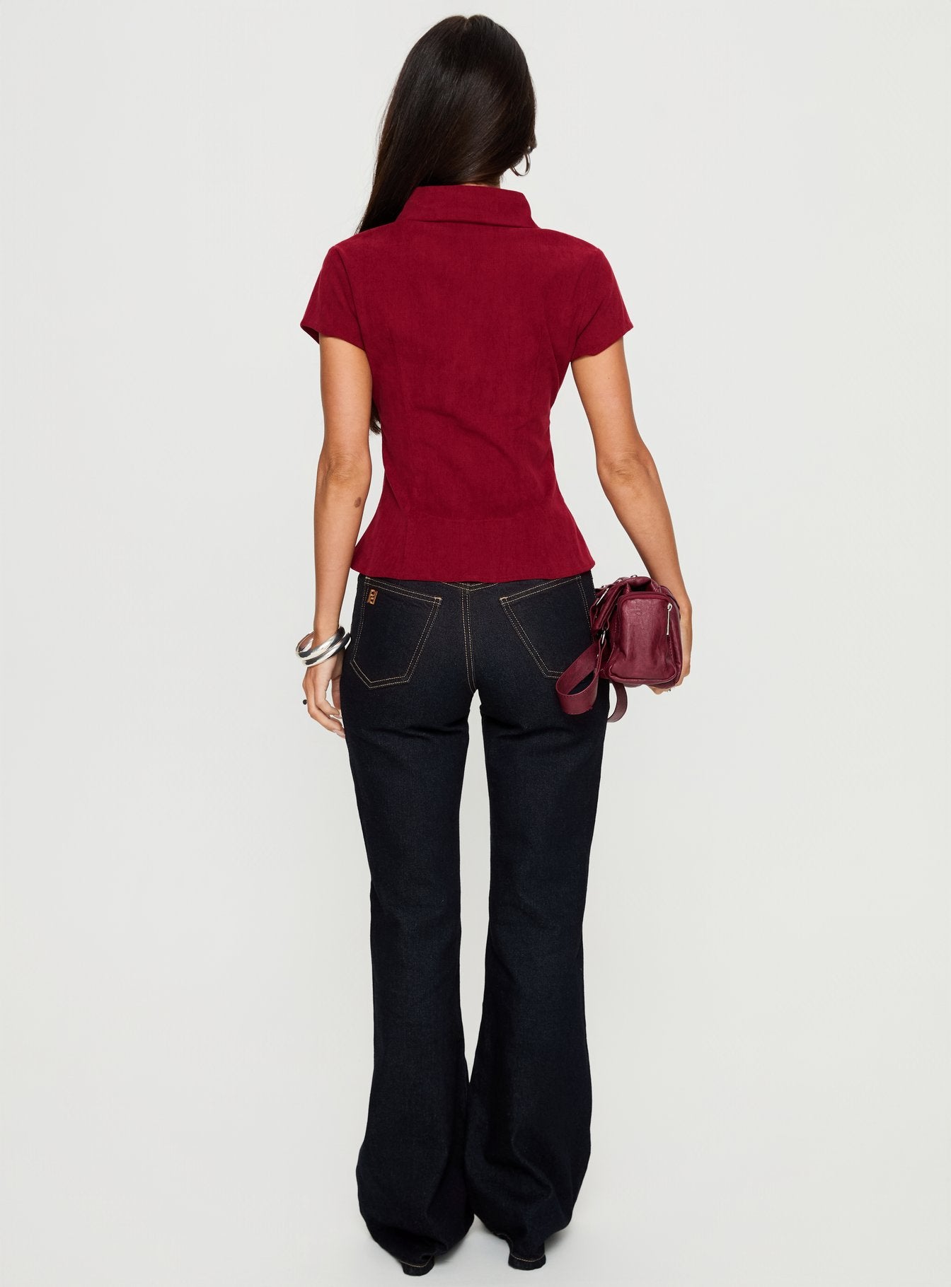 Magic Mirror Mid Rise Bootleg Jeans Raw Indigo - Image 5