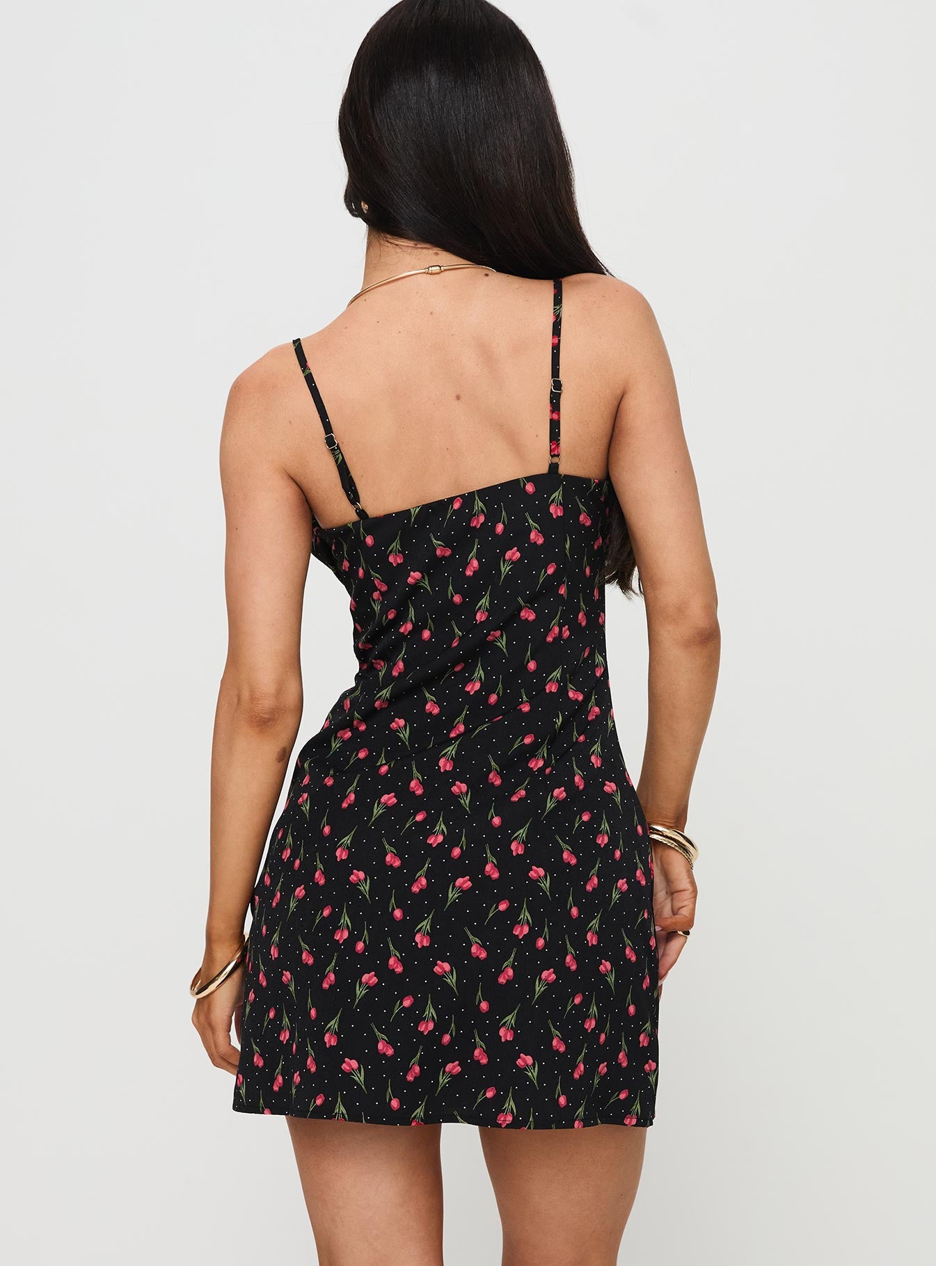 Dorothie Mini Dress Multi Floral - Image 5