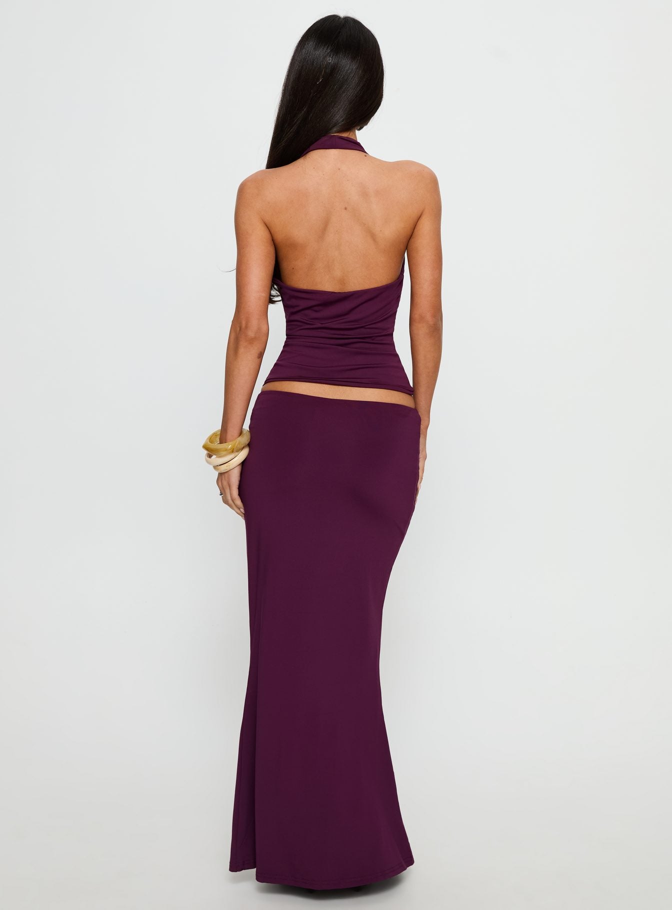Vanecia Maxi Skirt Purple - Image 5