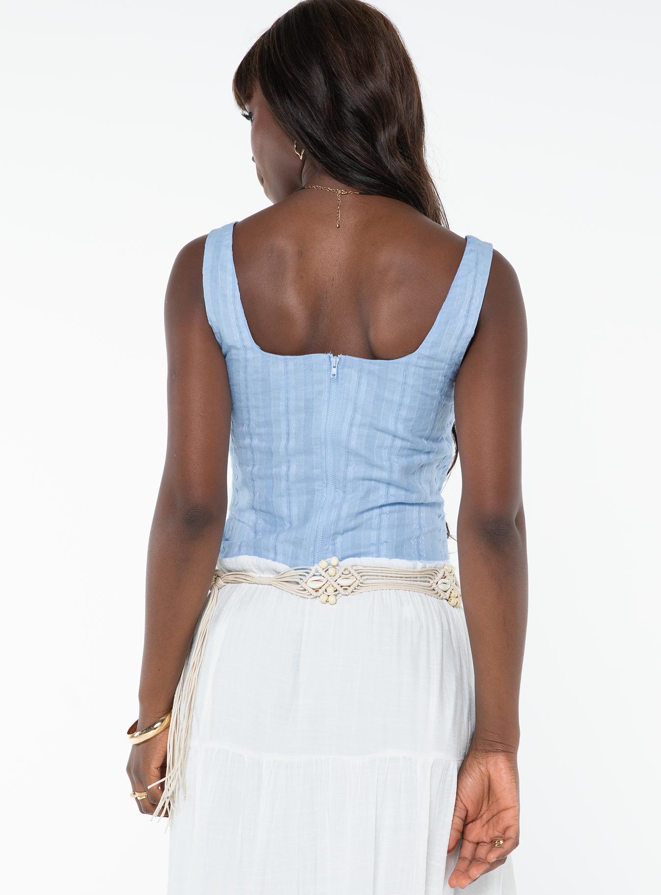 Lorinda Top Blue - Image 5