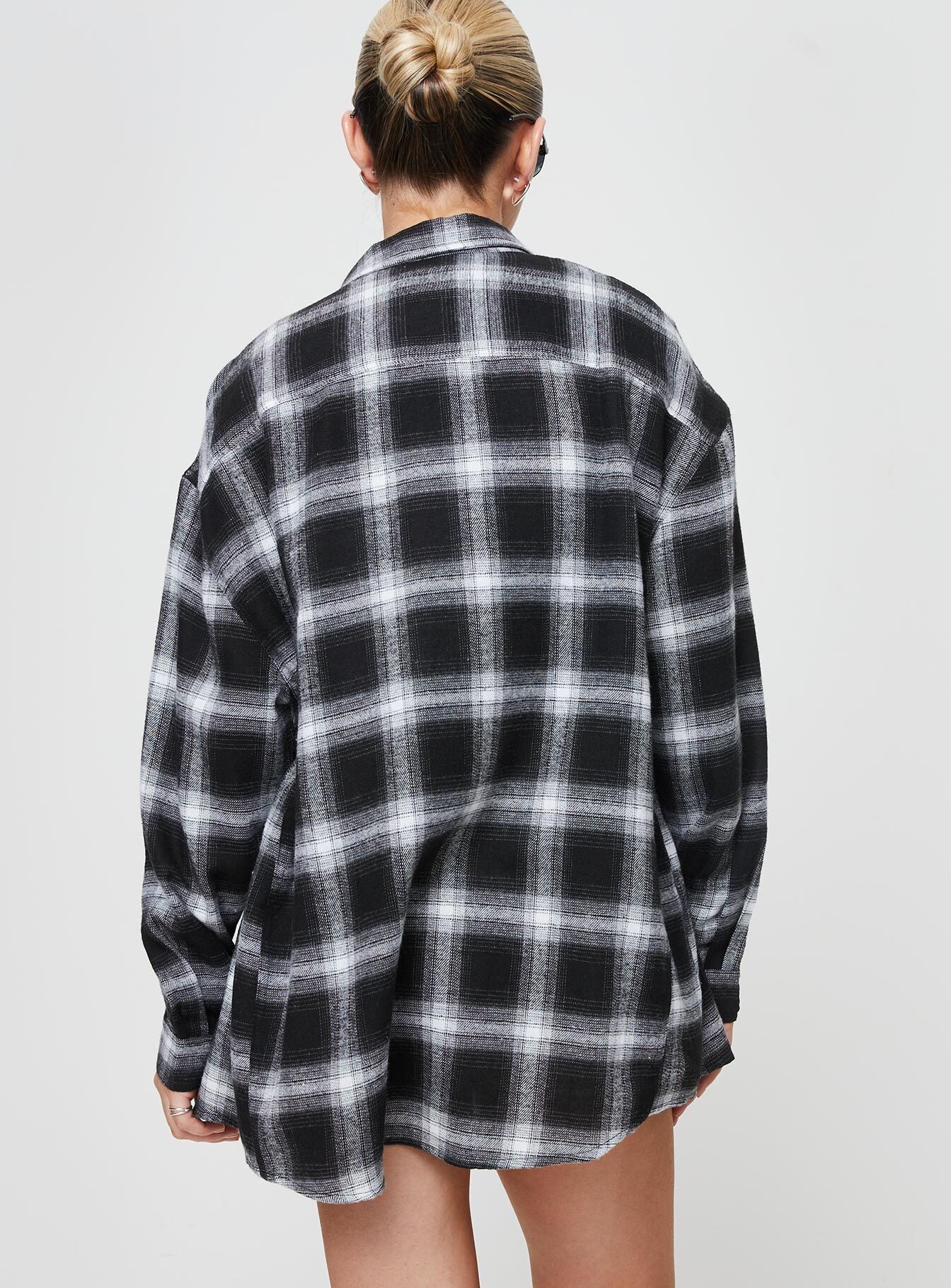 Waver Shirt Black / White Check - Image 5