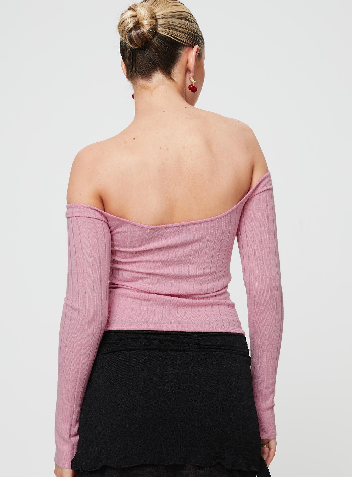 Adalia Long Sleeve Top Pink - Image 5