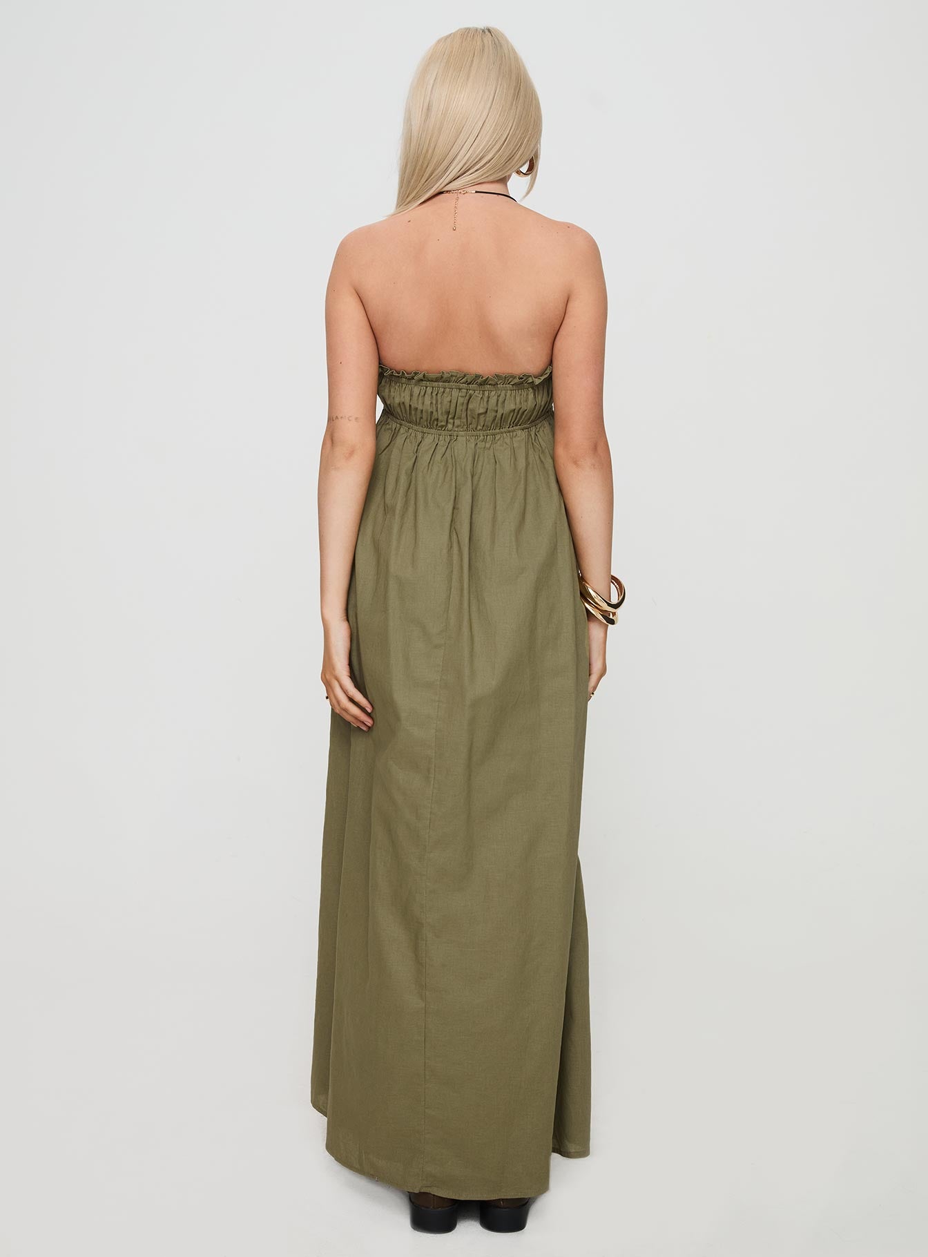 Isannah Maxi Dress Sage - Image 4